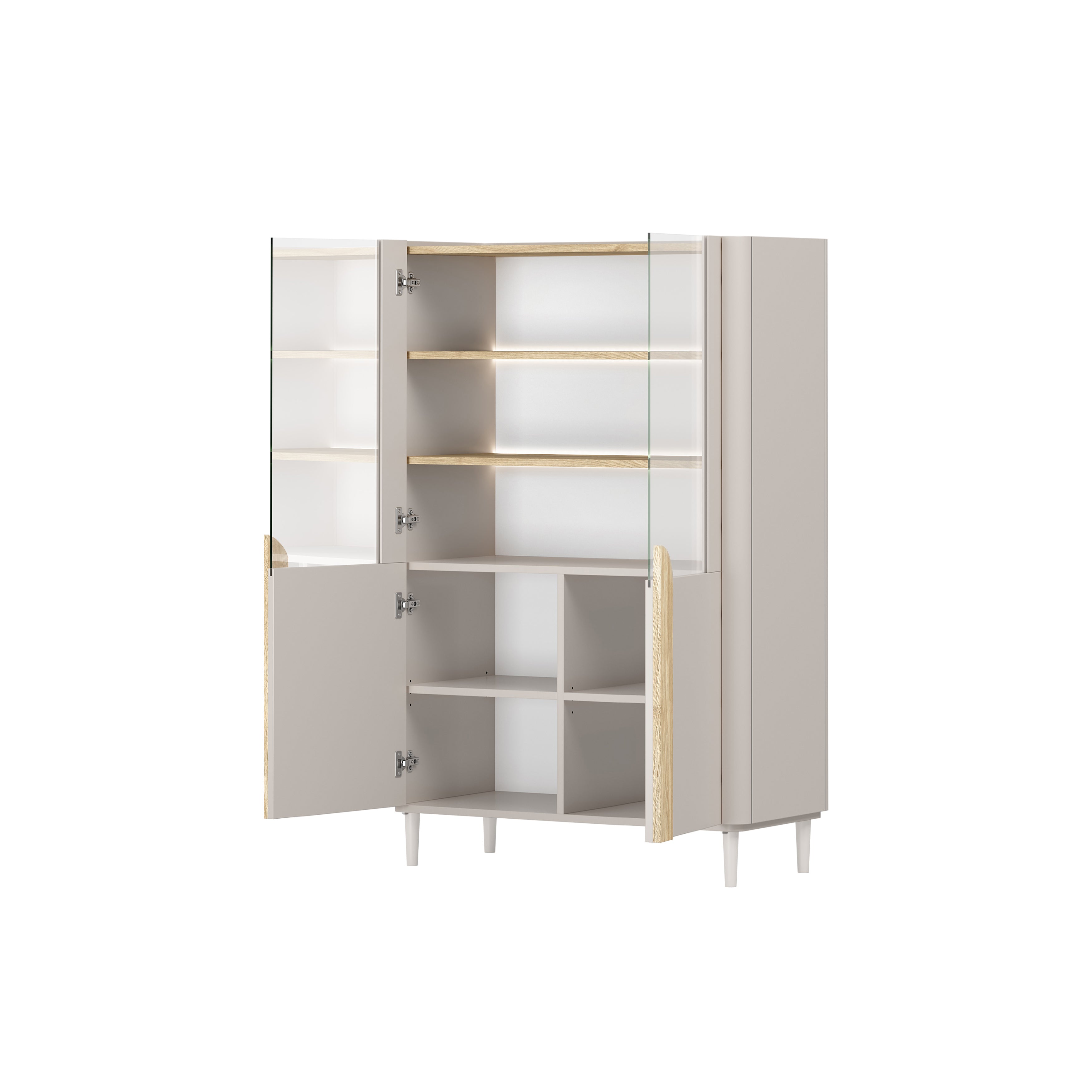 Vitrina Amilio 100x48cm, Materijal: MDF
