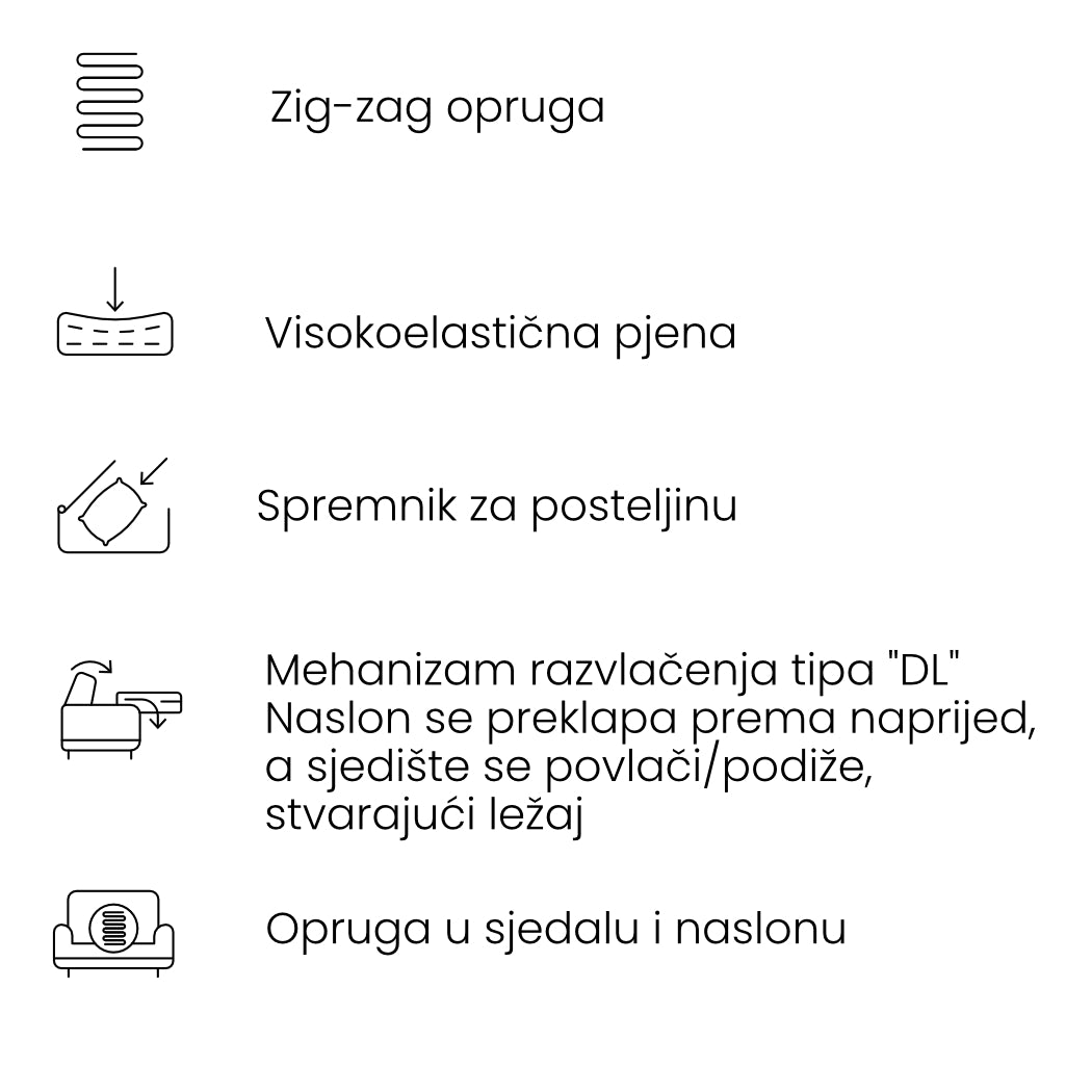 Sofa Big Buddy 302x130cm, Materijal: Mogućnost izbora