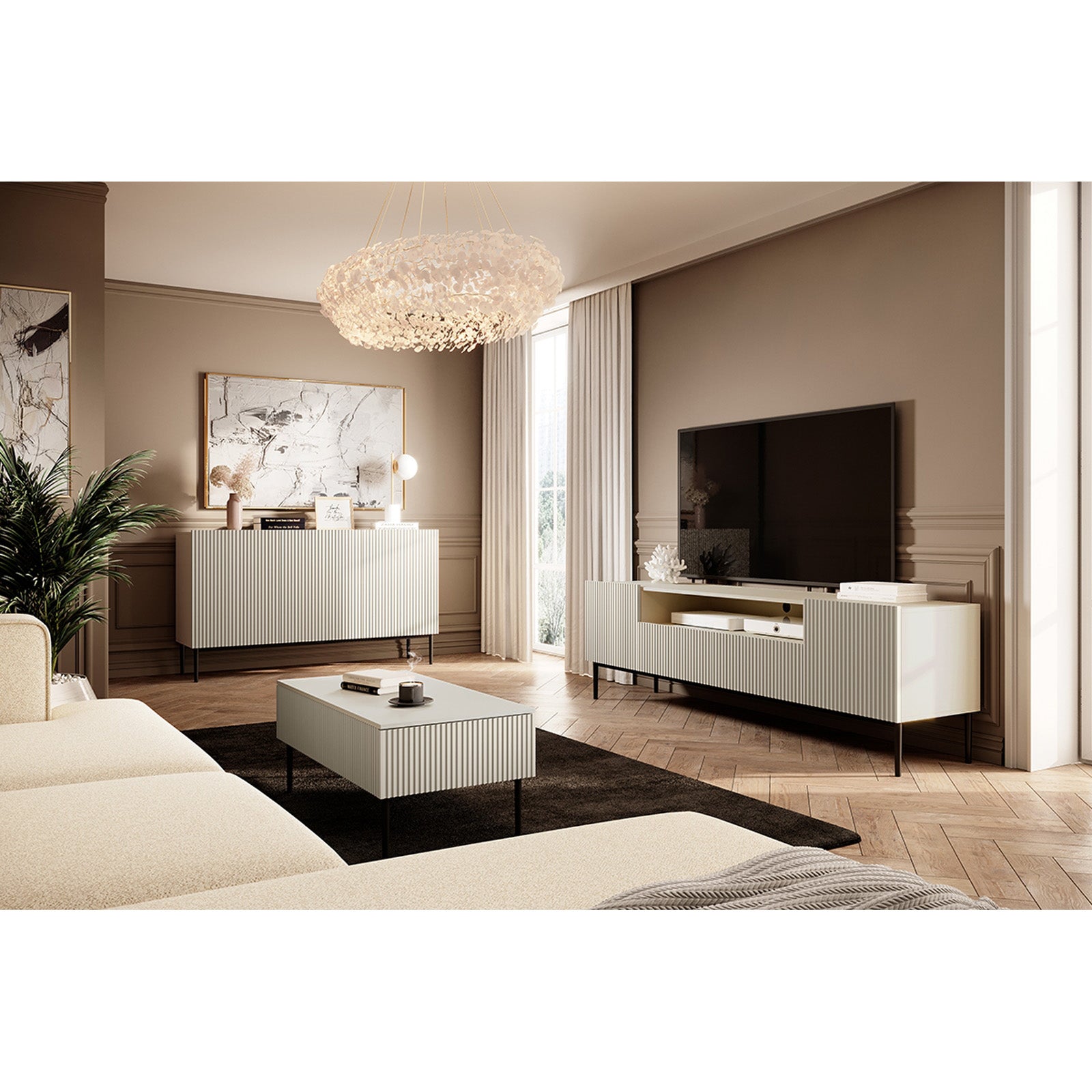 Komoda Nicole 200cm, Materijal: MDF