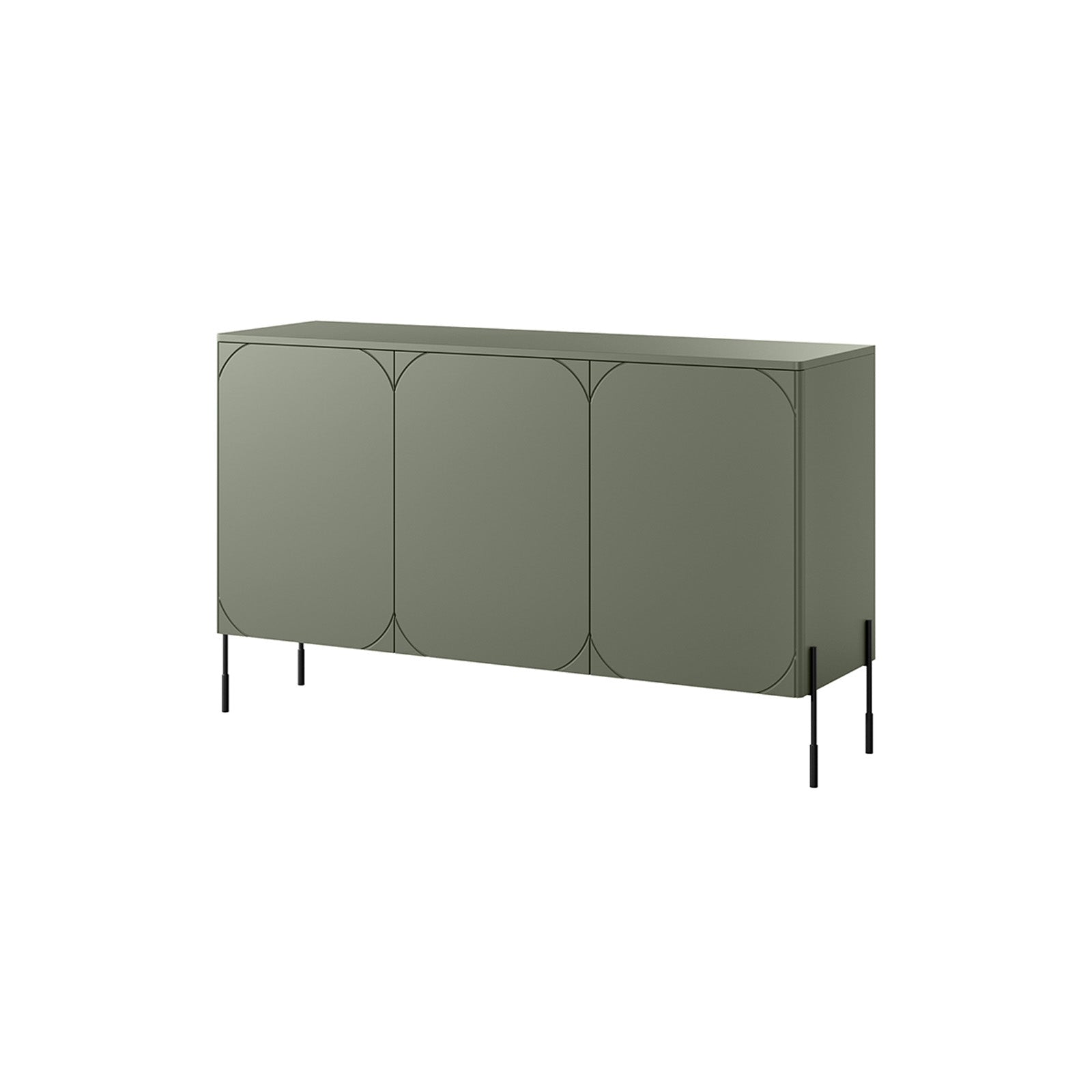 Komoda Sonatia 150cm, 3 vrata i 4 ladice, Materijal: MDF