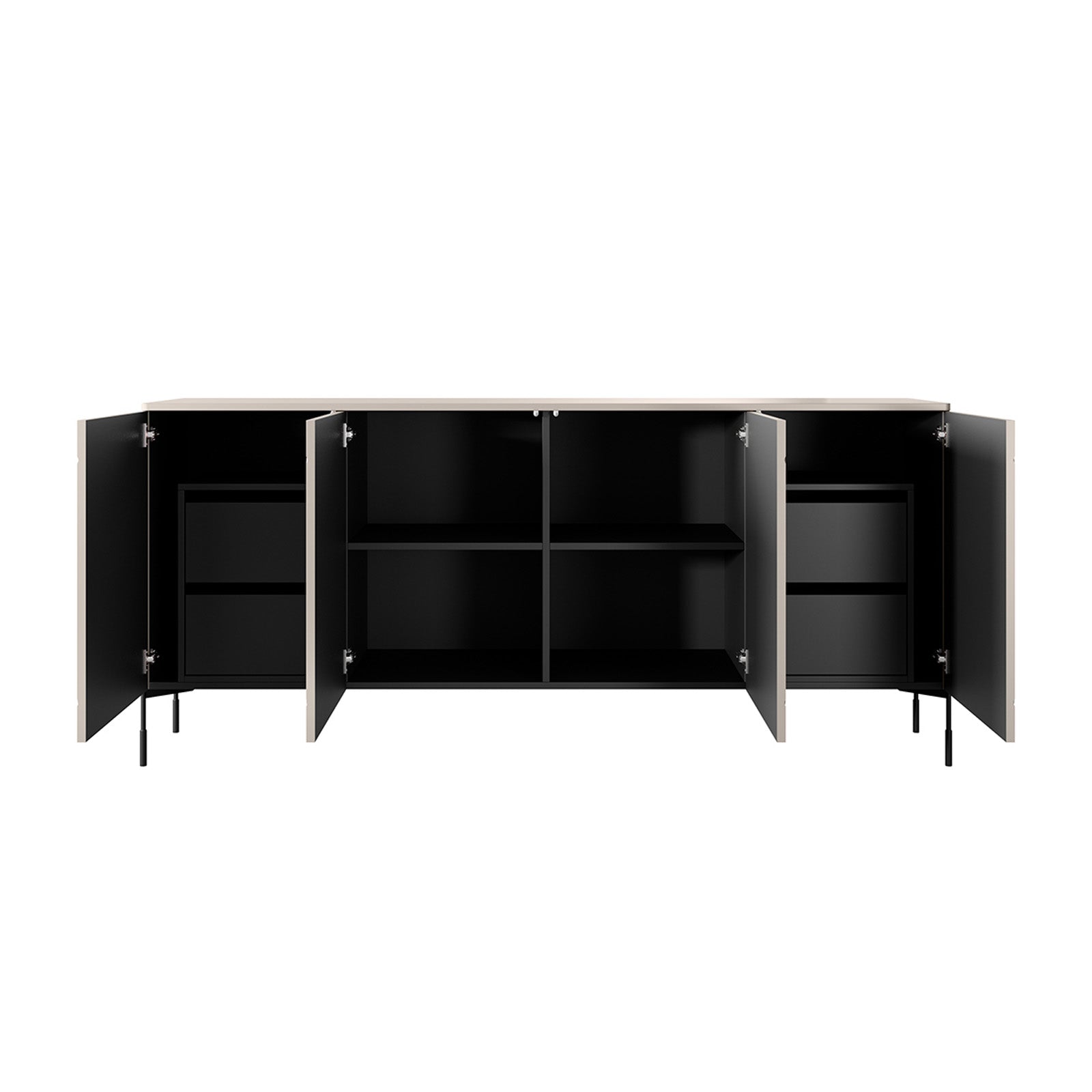 Komoda Sonatia 200cm, 4 vrata i 4 ladice, Materijal: MDF