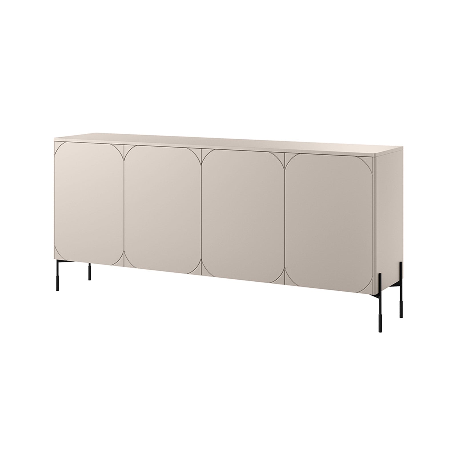 Komoda Sonatia 200cm, 4 vrata i 4 ladice, Materijal: MDF