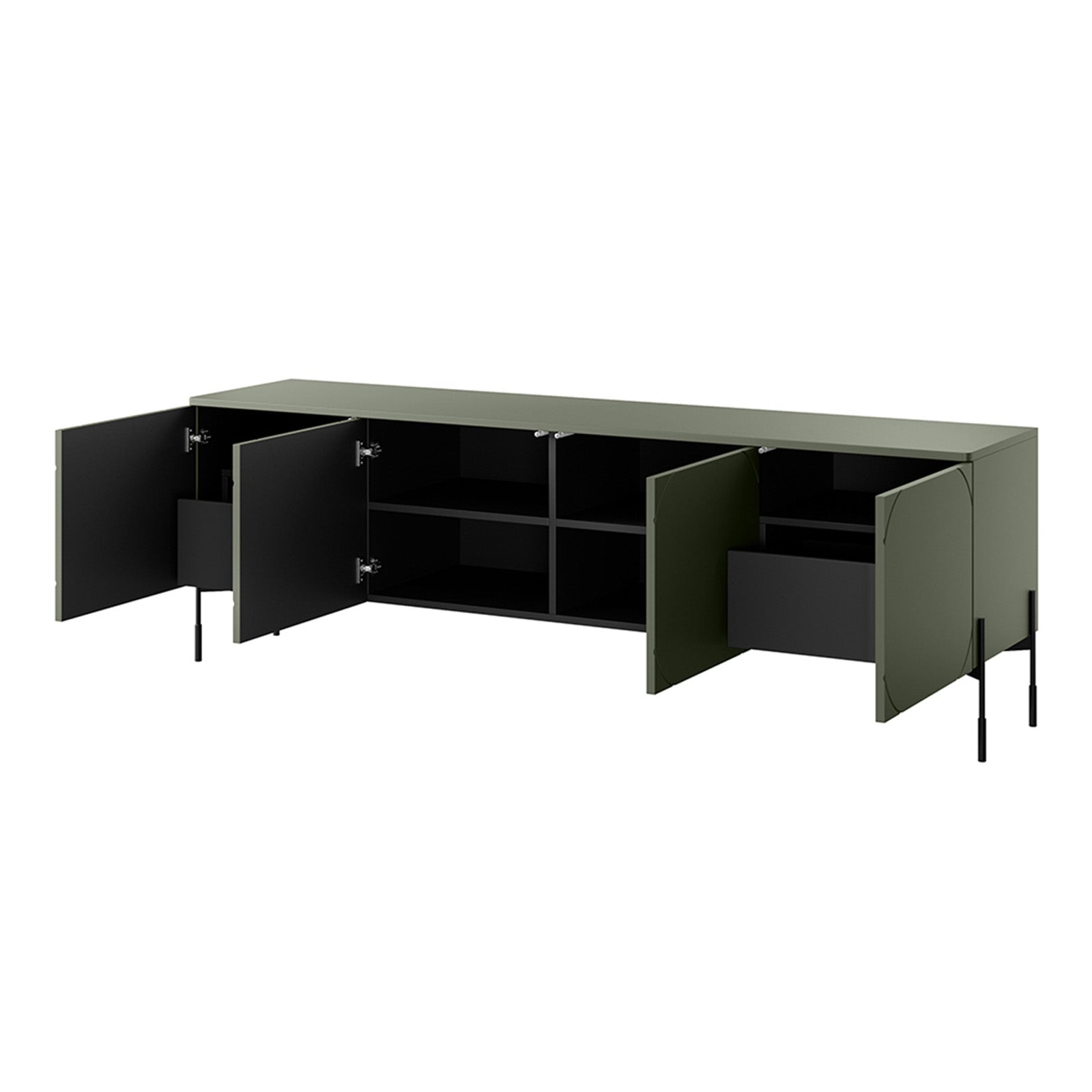 Komoda Sonatia 200cm, 4 vrata i 2 ladice, Materijal: MDF
