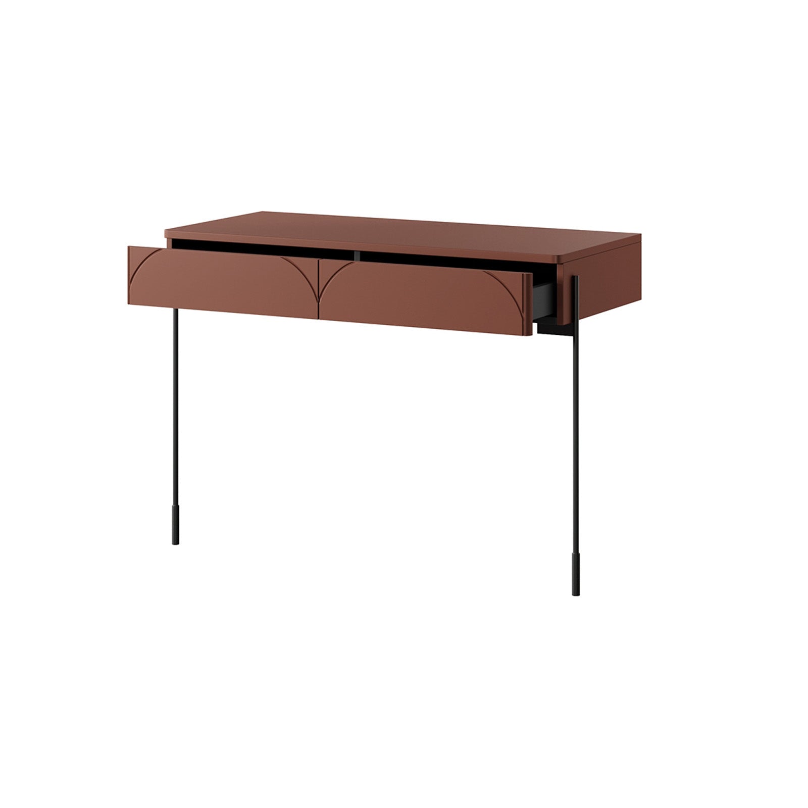 Pomoćni stolić Sonatia 104cm, 2 ladice, Materijal: MDF