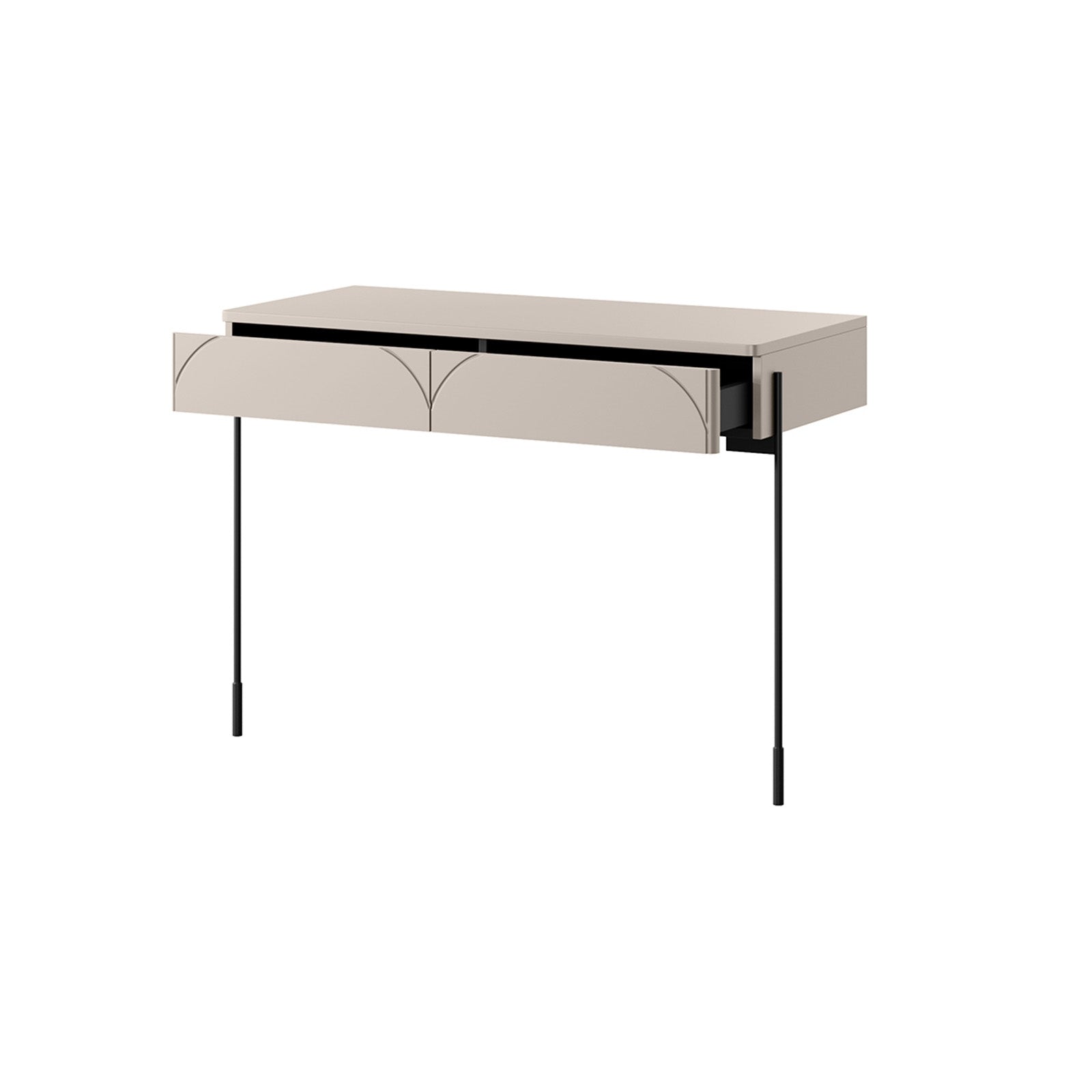 Pomoćni stolić Sonatia 104cm, 2 ladice, Materijal: MDF