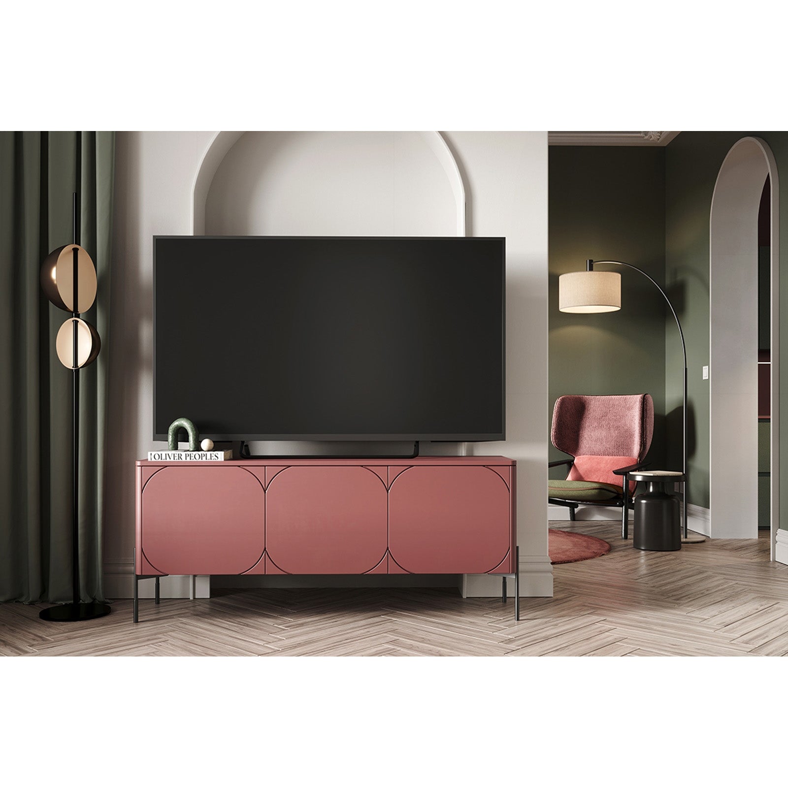 Komoda Sonatia 150cm, 3 vrata, Materijal: MDF