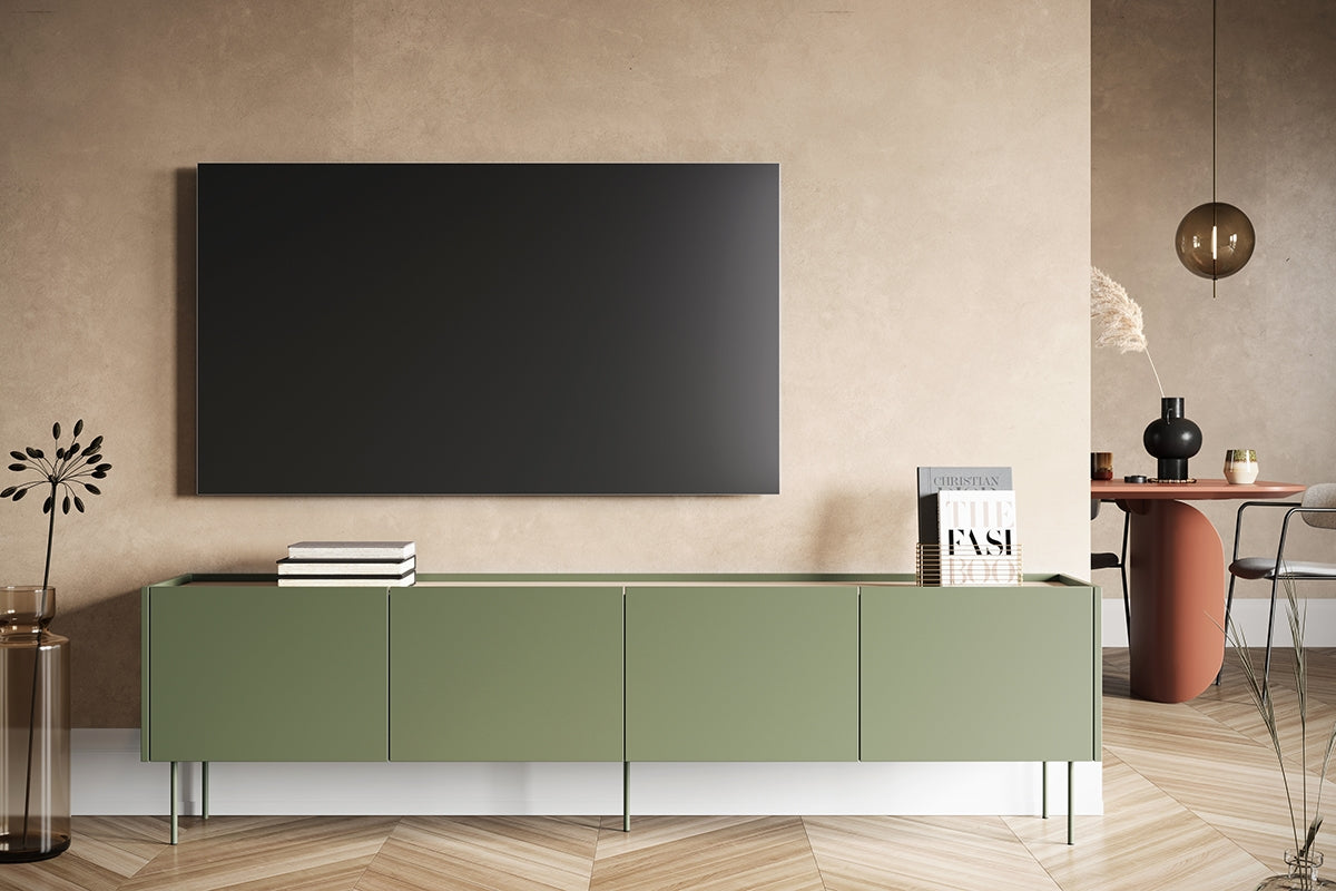TV Komoda Desin 220cm, 4 vrata, Materijal: MDF