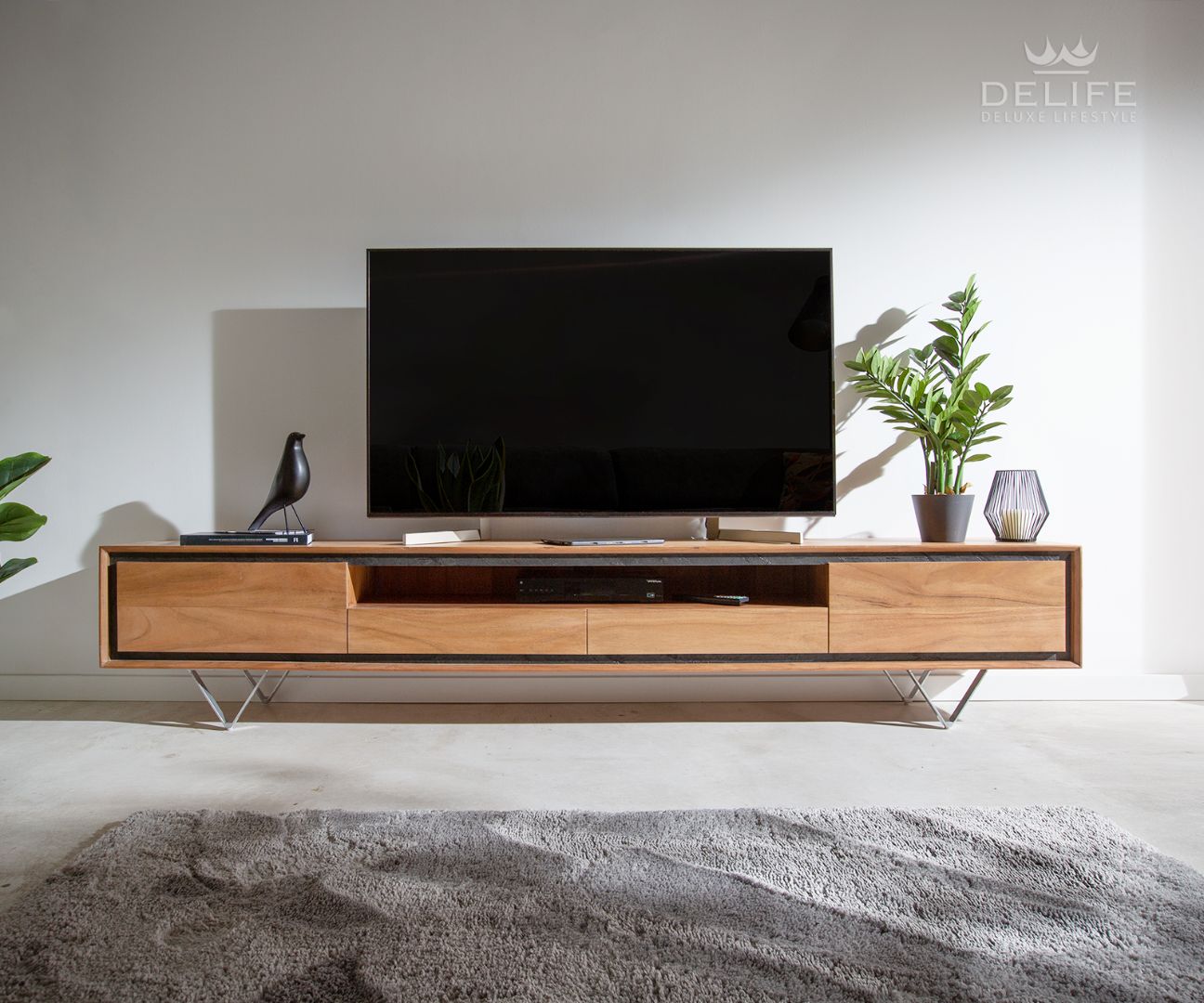 Komoda Stonegrace 240cm, Materijal: Bagrem