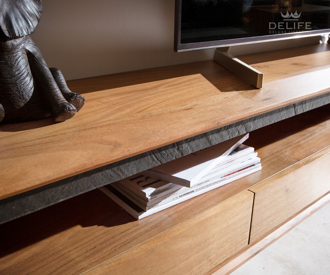 Komoda Stonegrace 240cm, Materijal: Bagrem