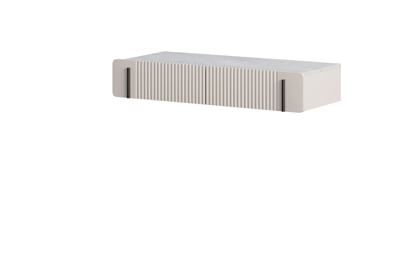 Pomoćni stolić Malmi 100cm, 2 Ladice, Materijal: MDF