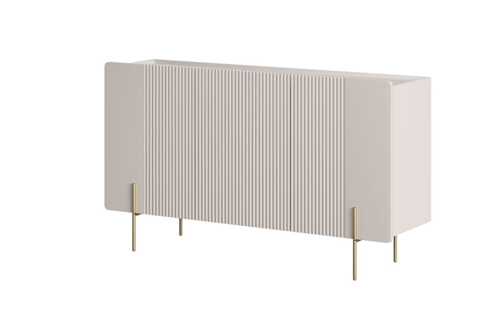 Komoda Malmi 150 cm, 3 Vrata I 3 Police, Materijal: MDF
