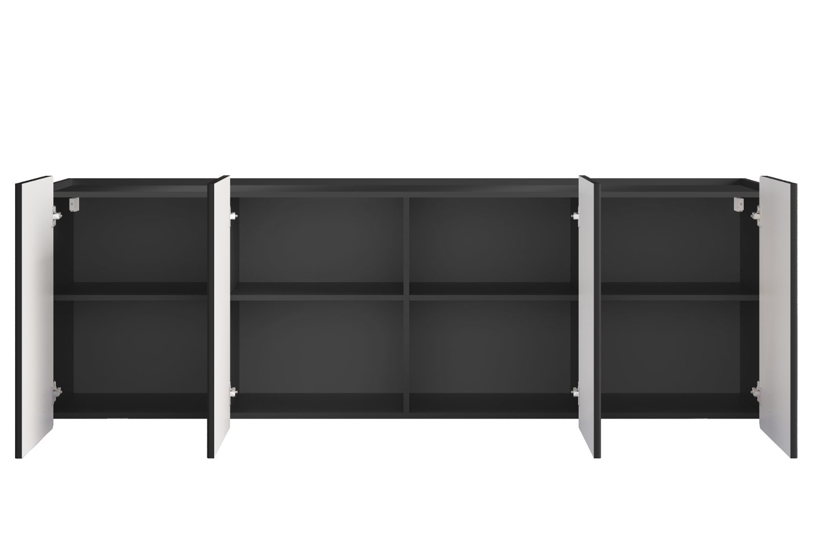 Komoda Malmi 200 cm, 4 Vrata I 4 Police, Materijal: MDF