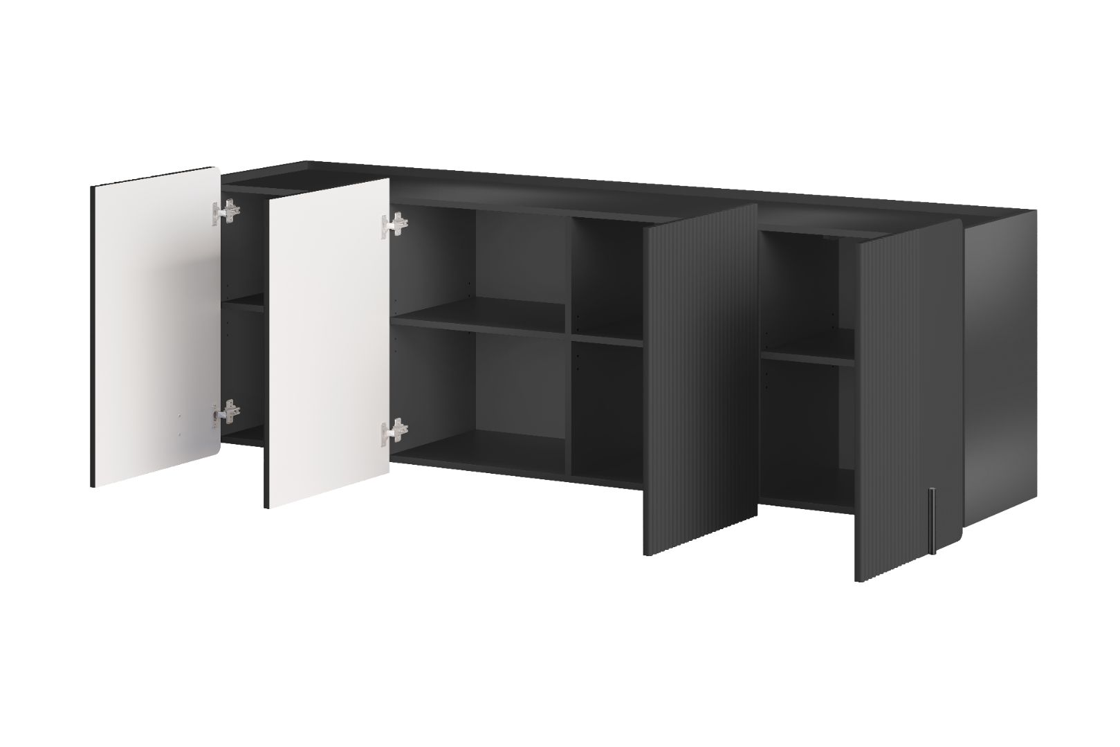 Komoda Malmi 200 cm, 4 Vrata I 4 Police, Materijal: MDF