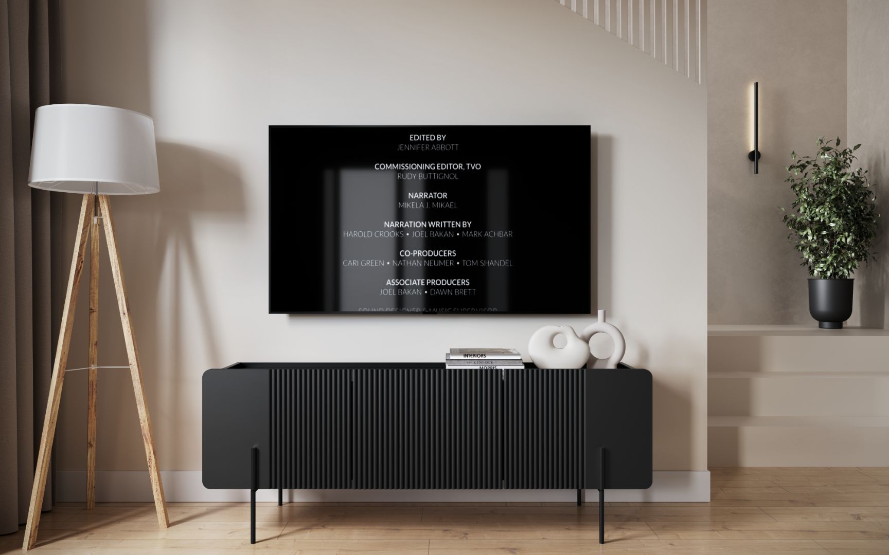 TV Komoda Malmi 150cm, 2 vrata i 1 Ladica, Materijal: MDF