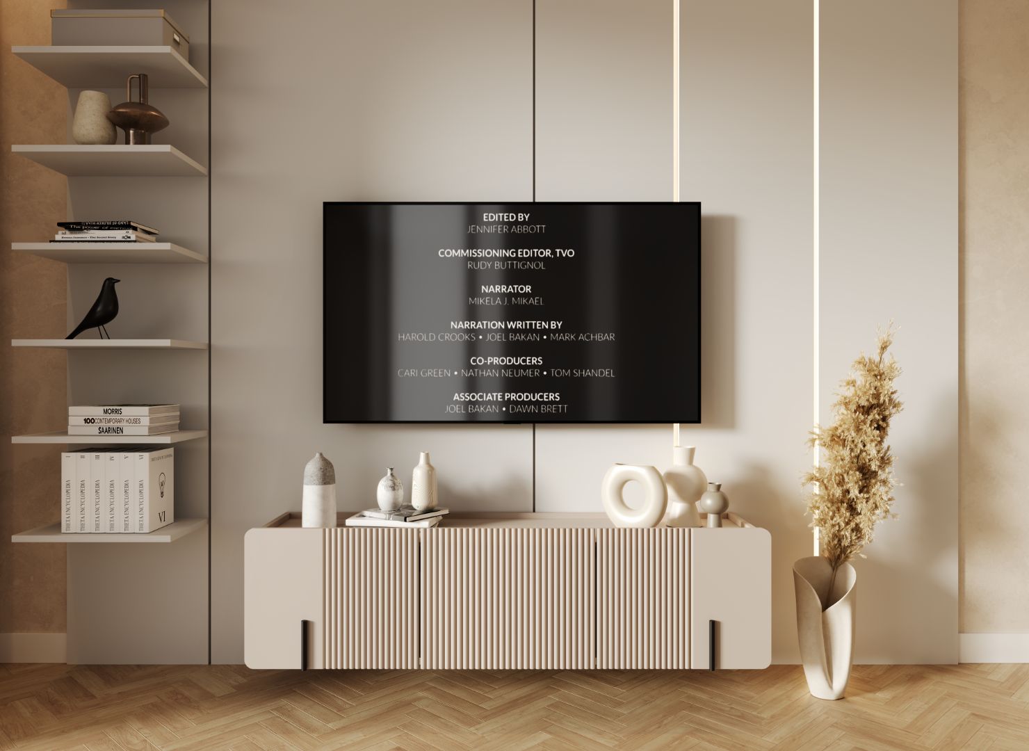 TV Komoda Malmi 150cm, 2 vrata i 1 Ladica, Materijal: MDF