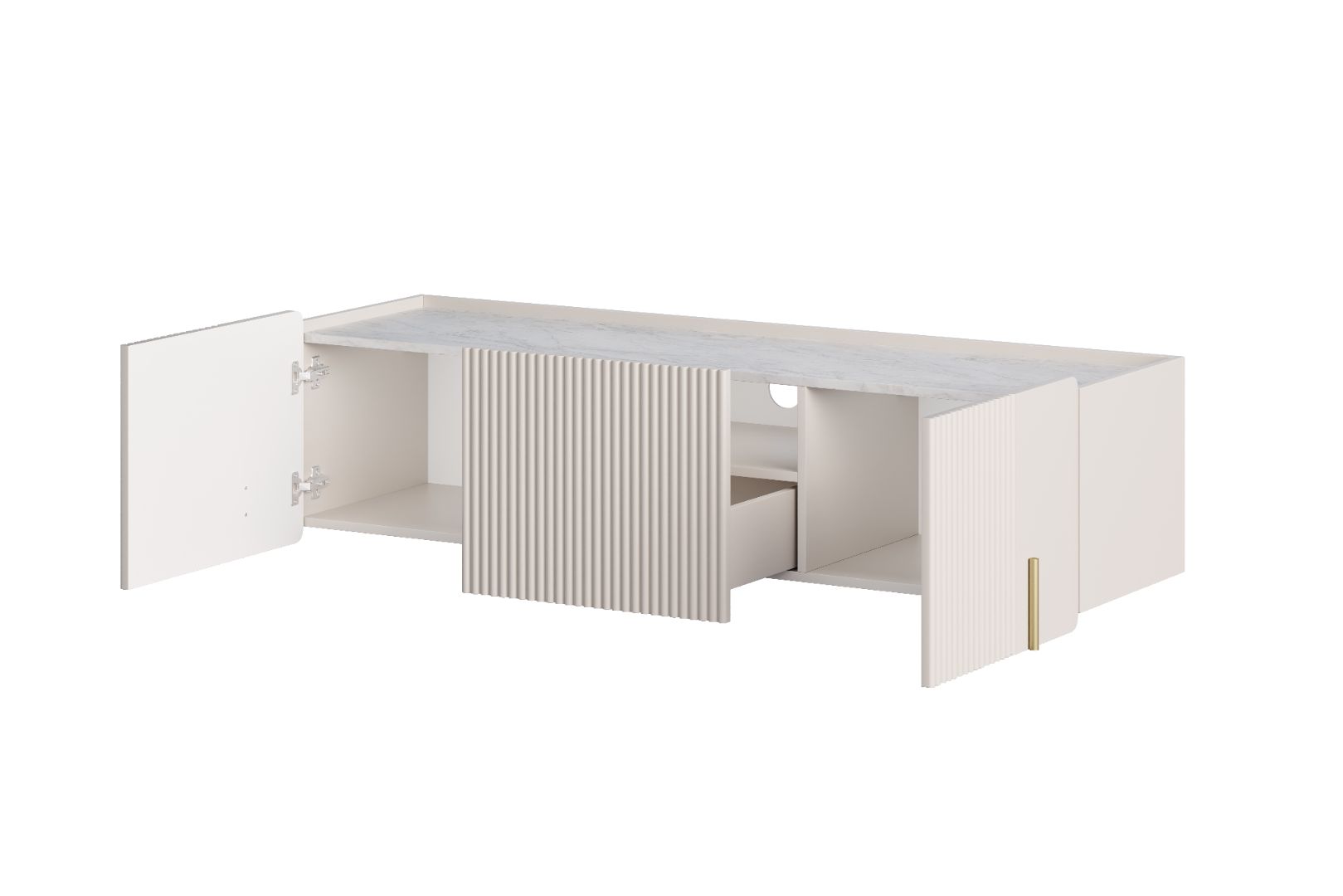 TV Komoda Malmi 150cm, 2 vrata i 1 Ladica, Materijal: MDF