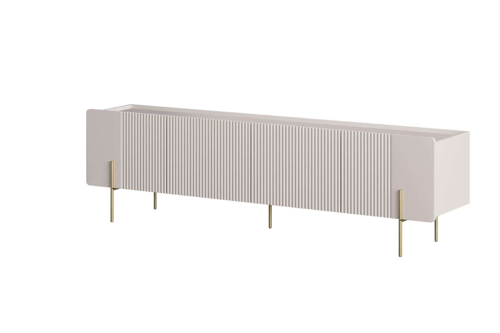 TV Komoda Malmi 200cm, 2 vrata i 2 Ladice, Materijal: MDF