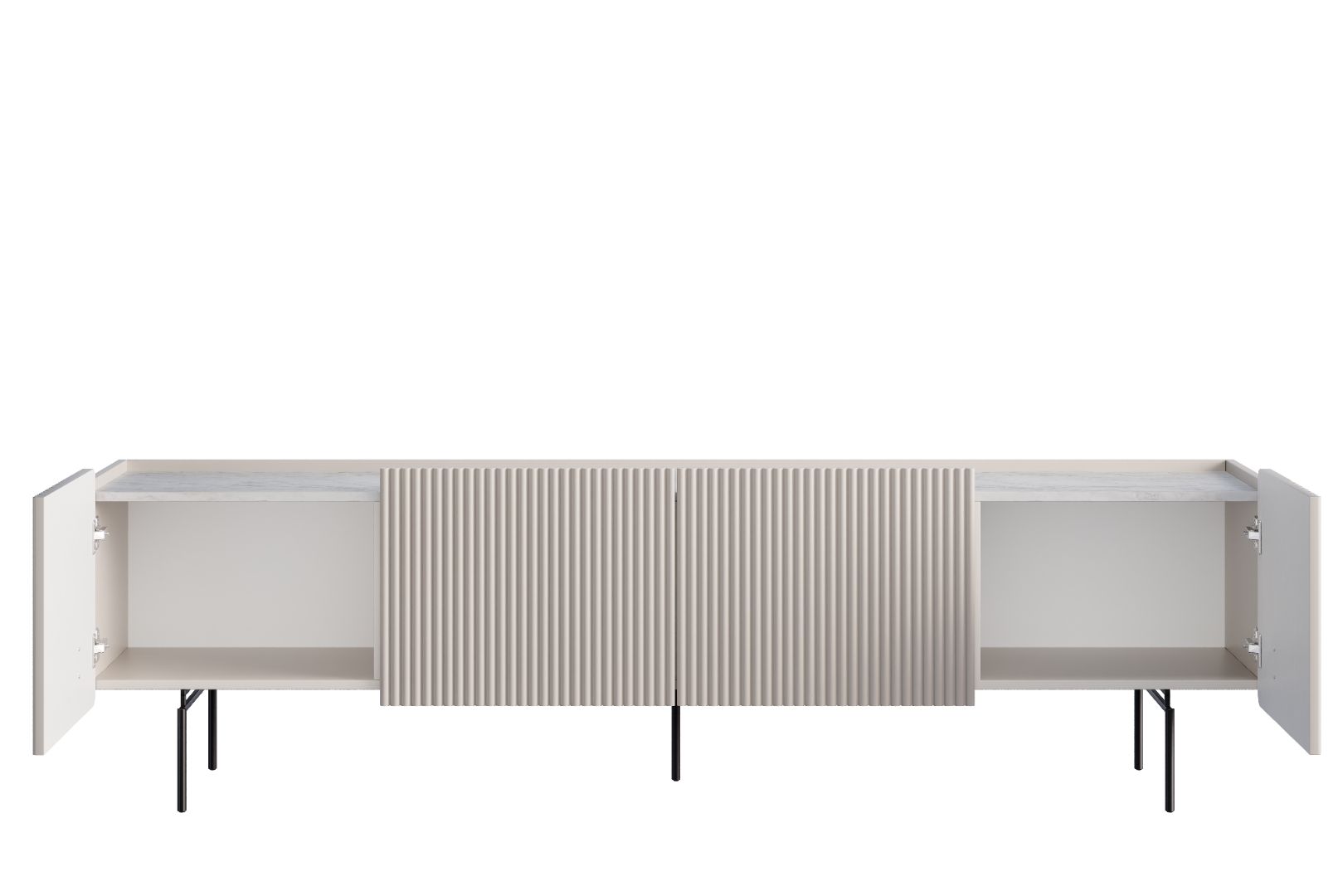 TV Komoda Malmi 200cm, 2 vrata i 2 Ladice, Materijal: MDF