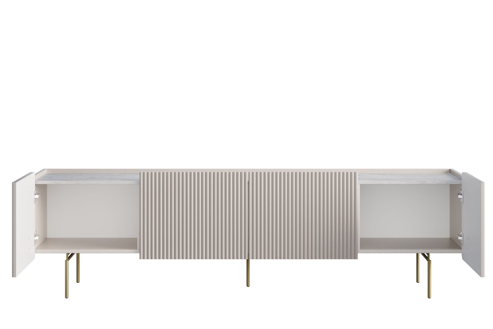 TV Komoda Malmi 200cm, 2 vrata i 2 Ladice, Materijal: MDF