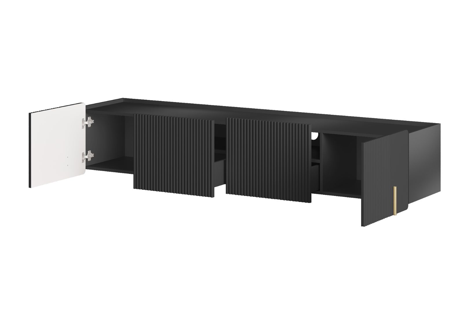 TV Komoda Malmi 200cm, 2 vrata i 2 Ladice, Materijal: MDF