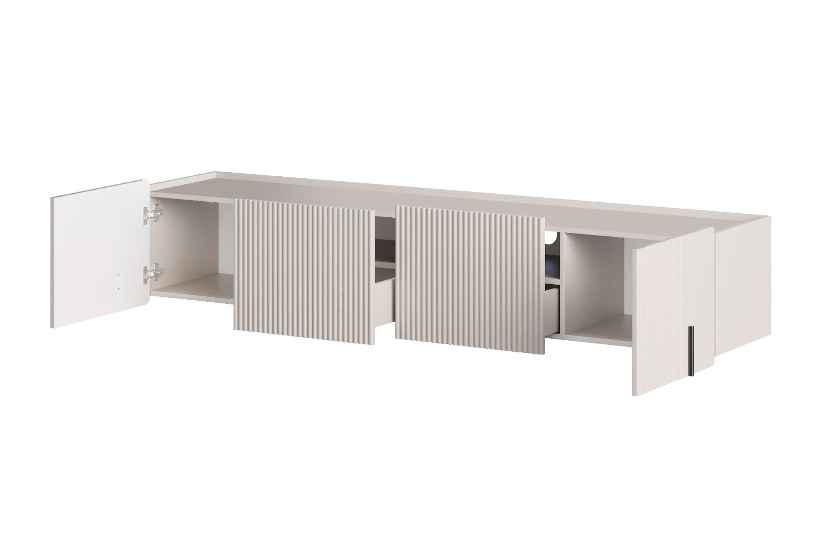 TV Komoda Malmi 200cm, 2 vrata i 2 Ladice, Materijal: MDF