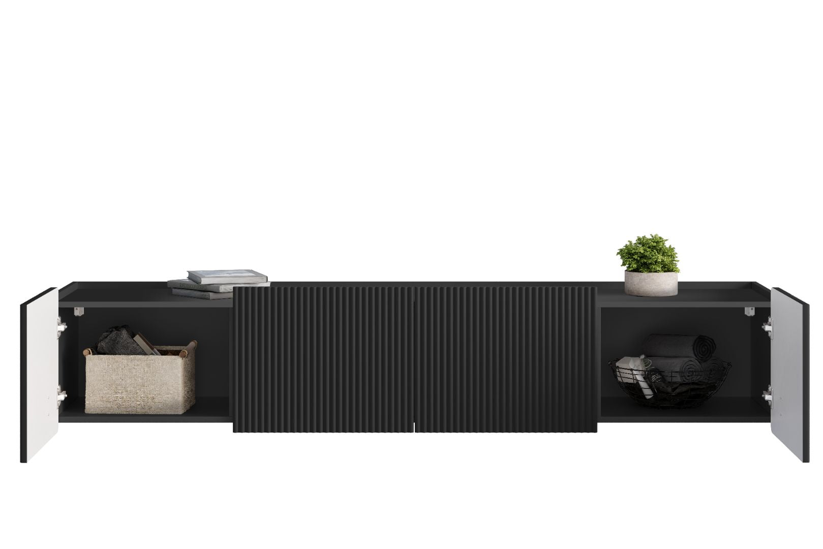 TV Komoda Malmi 200cm, 2 vrata i 2 Ladice, Materijal: MDF