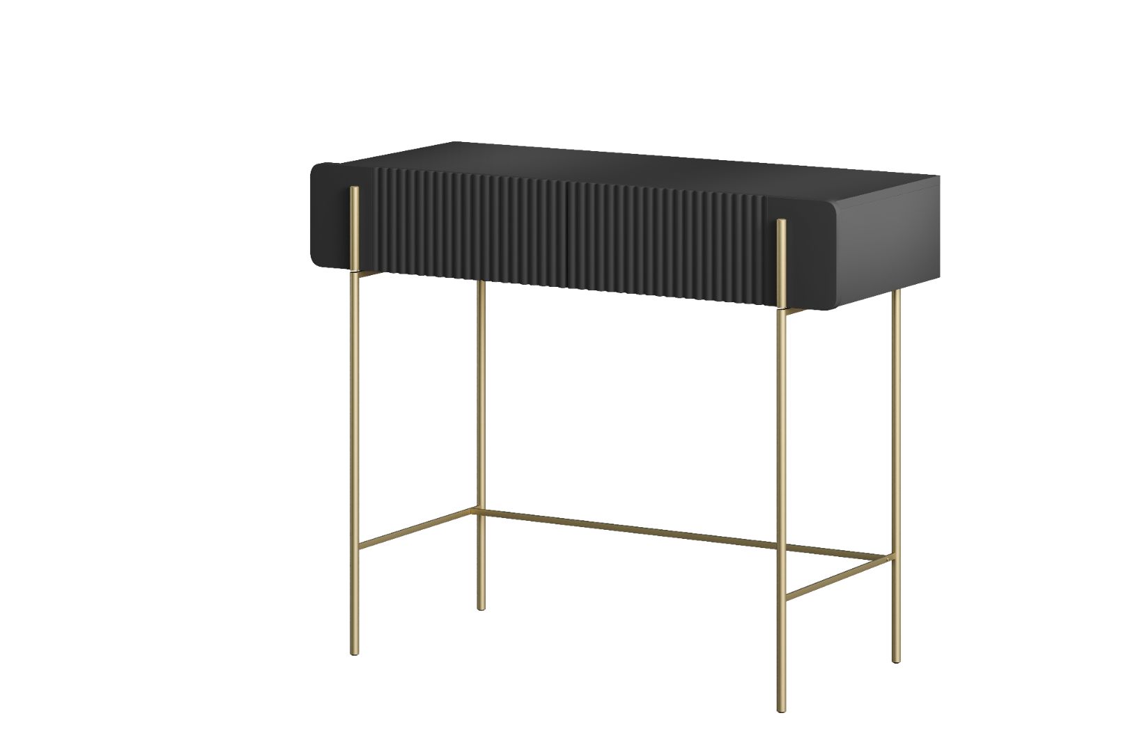 Pomoćni stolić Malmi 100cm, 2 Ladice, Materijal: MDF