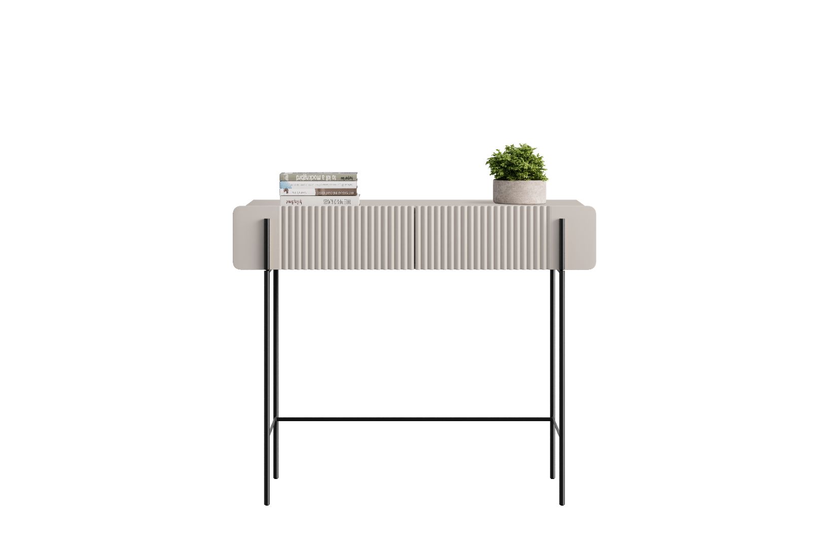 Pomoćni stolić Malmi 100cm, 2 Ladice, Materijal: MDF