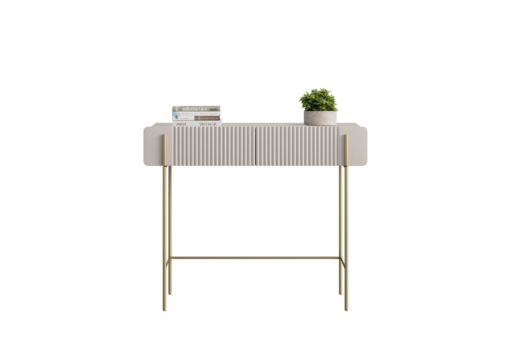 Pomoćni stolić Malmi 100cm, 2 Ladice, Materijal: MDF