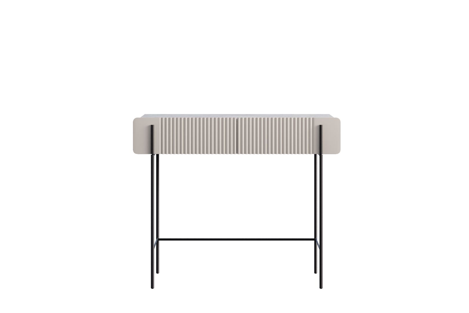 Pomoćni stolić Malmi 100cm, 2 Ladice, Materijal: MDF