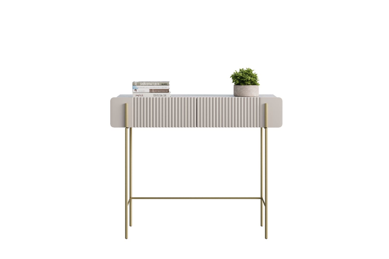 Pomoćni stolić Malmi 100cm, 2 Ladice, Materijal: MDF