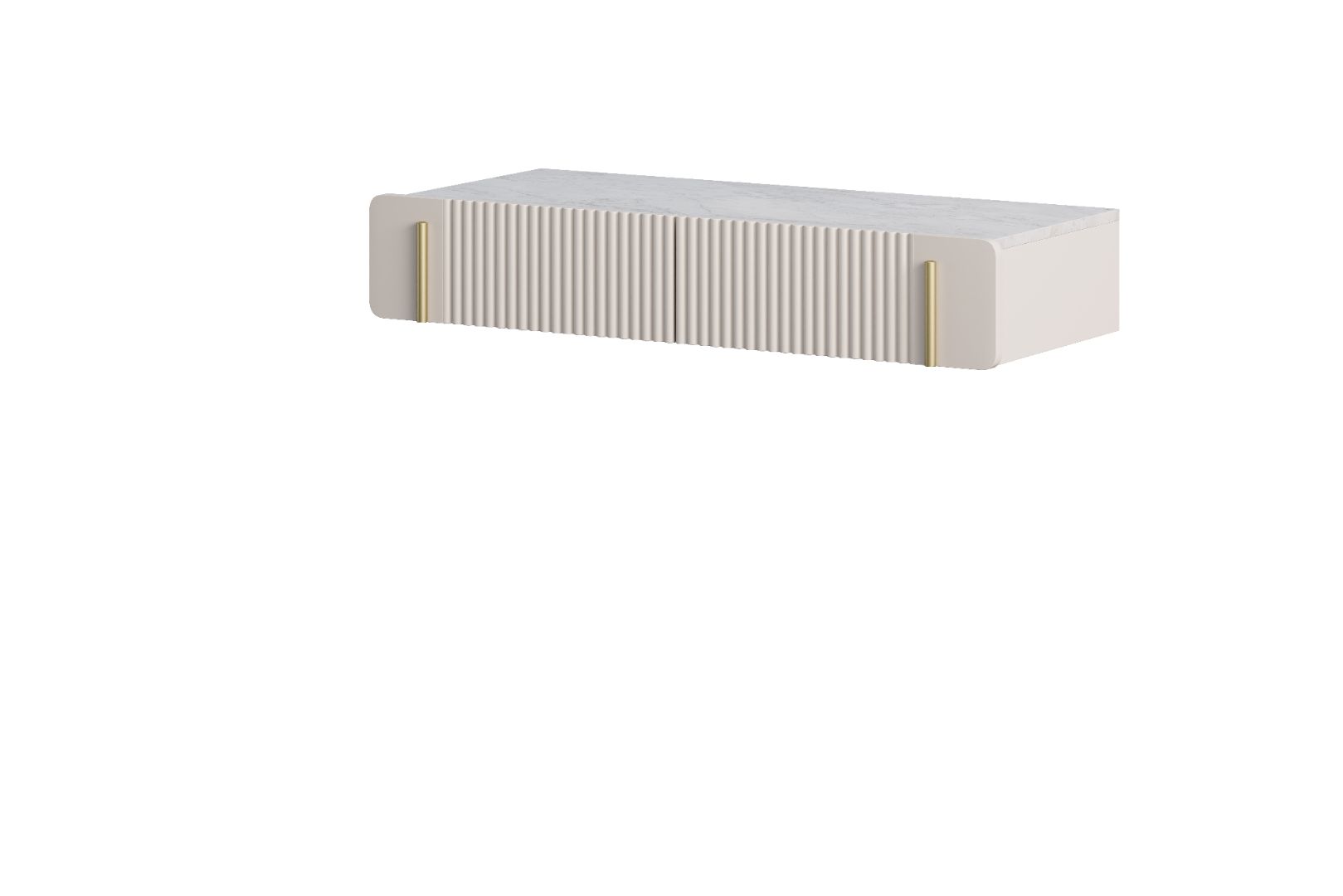 Pomoćni stolić Malmi 100cm, 2 Ladice, Materijal: MDF