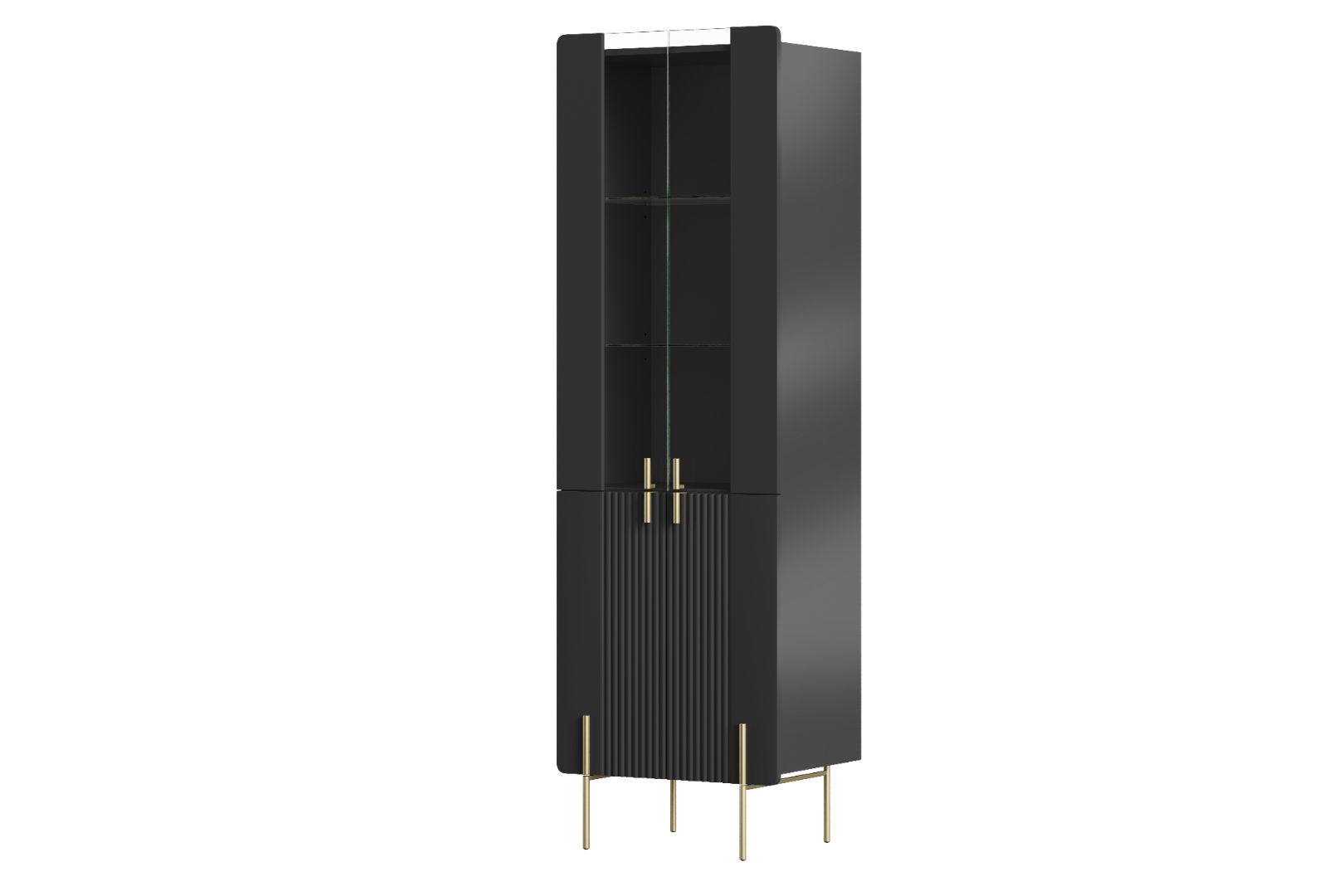 Vitrina Malmi 190cm, Materijal: MDF, Melaminska ploča