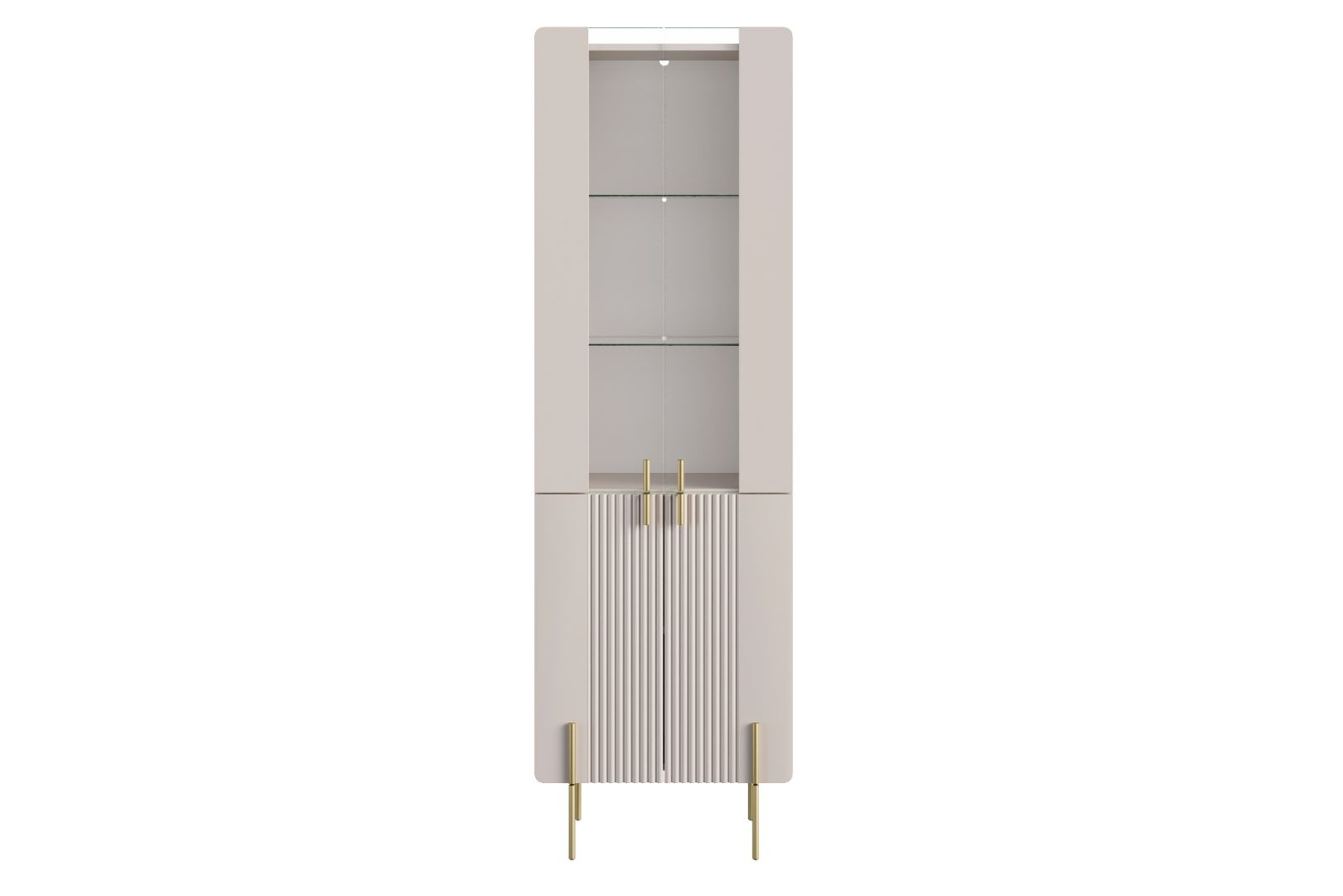 Vitrina Malmi 190cm, Materijal: MDF, Melaminska ploča