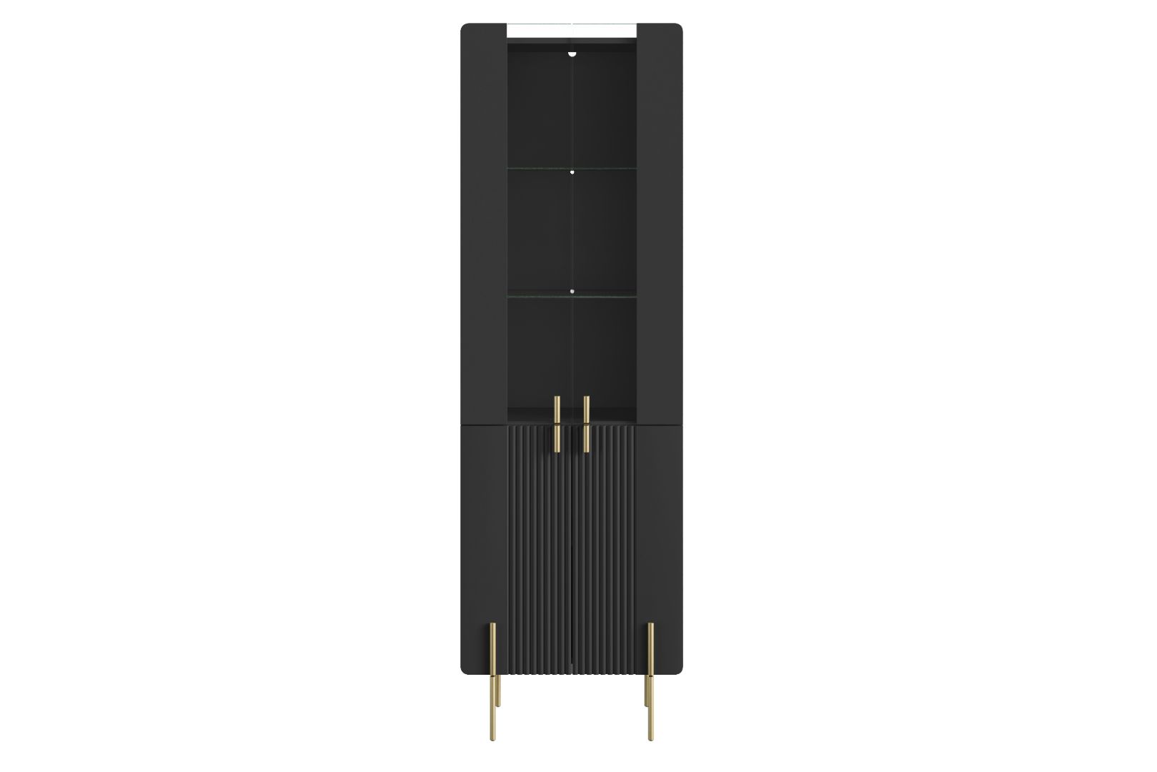Vitrina Malmi 190cm, Materijal: MDF, Melaminska ploča