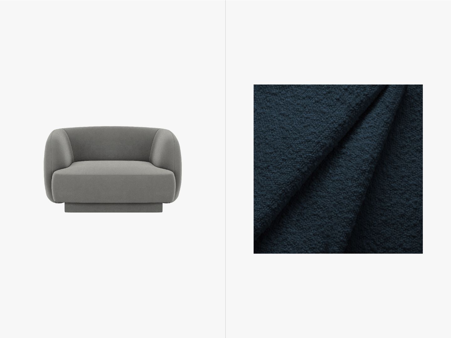 Fotelja Miley, 103x90cm, Materijal: Boucle