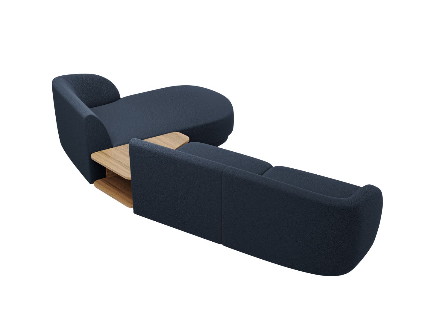 Kutna garnitura Miley 303x178cm, Materijal: Boucle