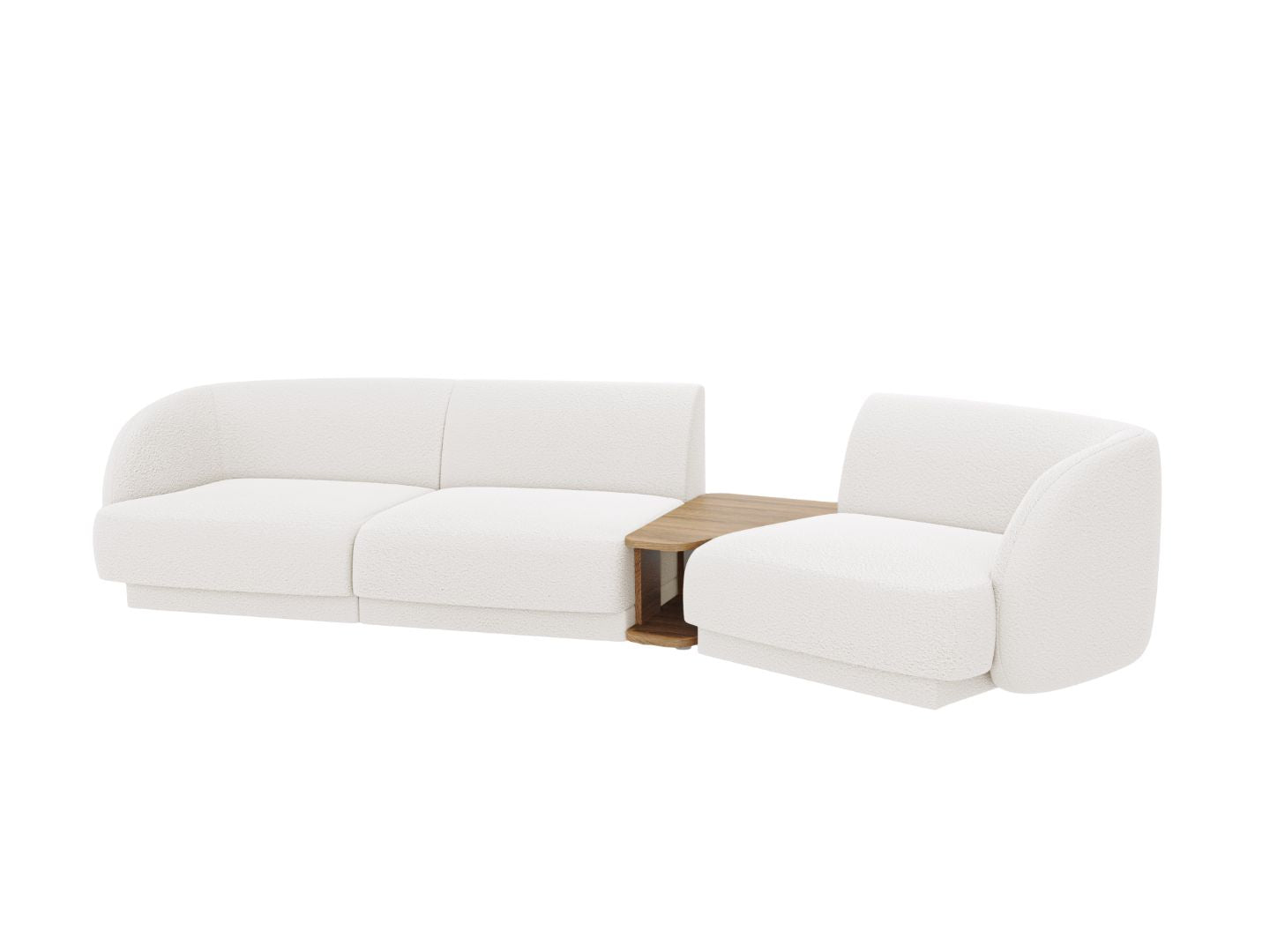 Kutna garnitura Miley 303x126cm, Materijal: Boucle