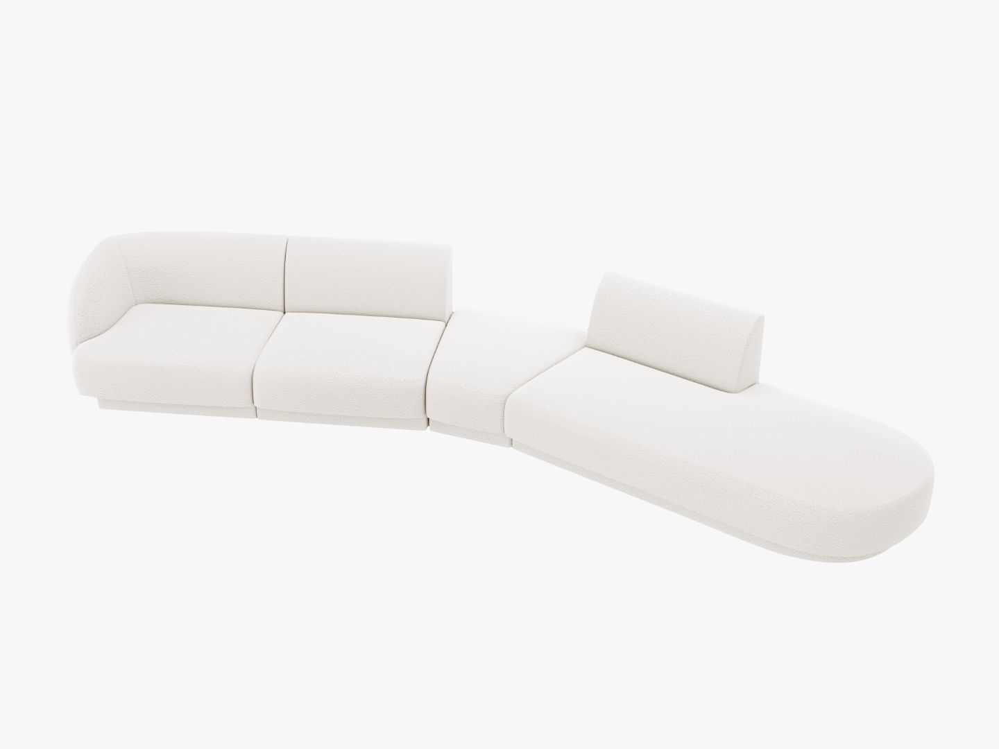 Sofa Miley 380x158cm, Materijal: Boucle