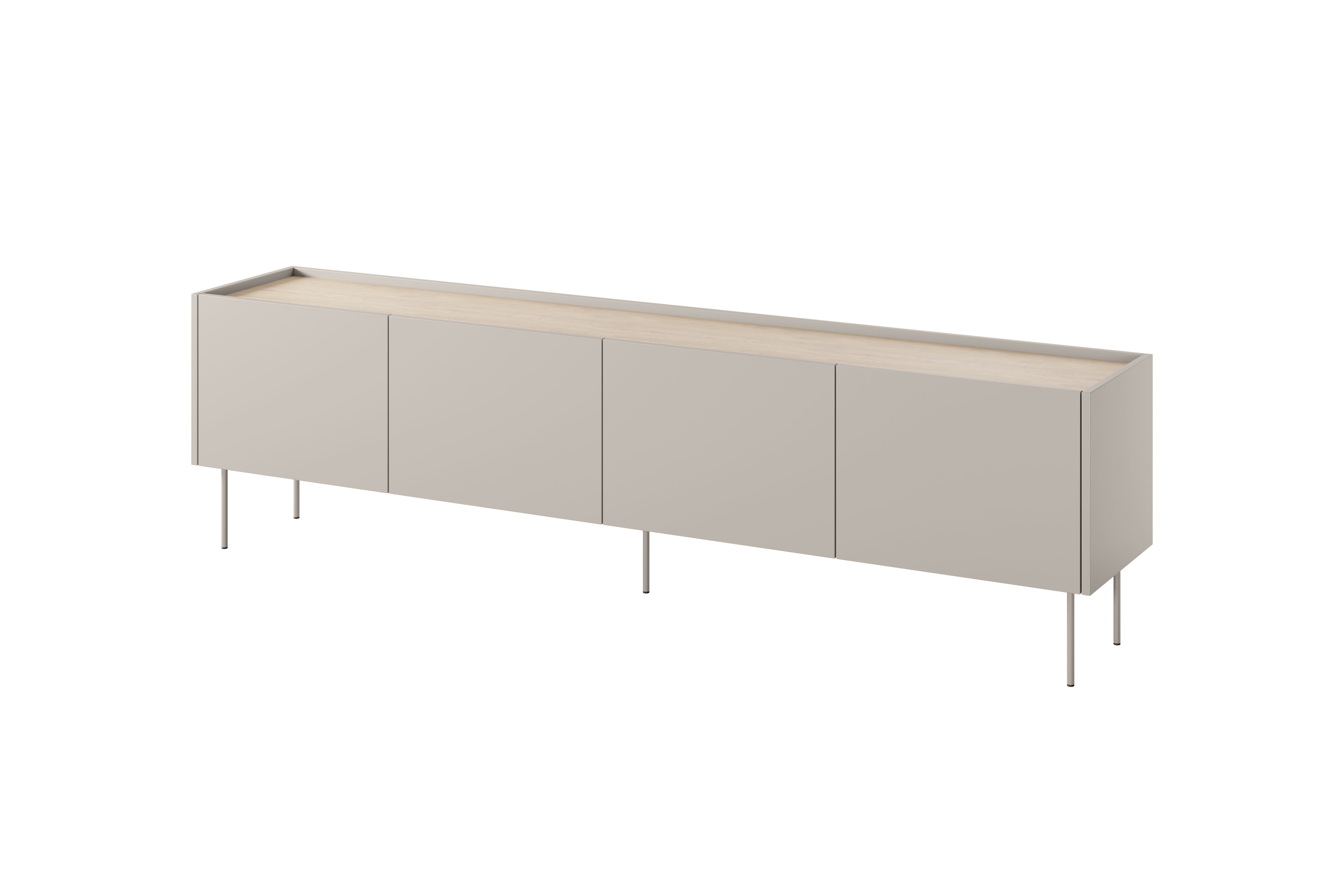 TV Komoda Desin 220cm, 4 vrata, Materijal: MDF