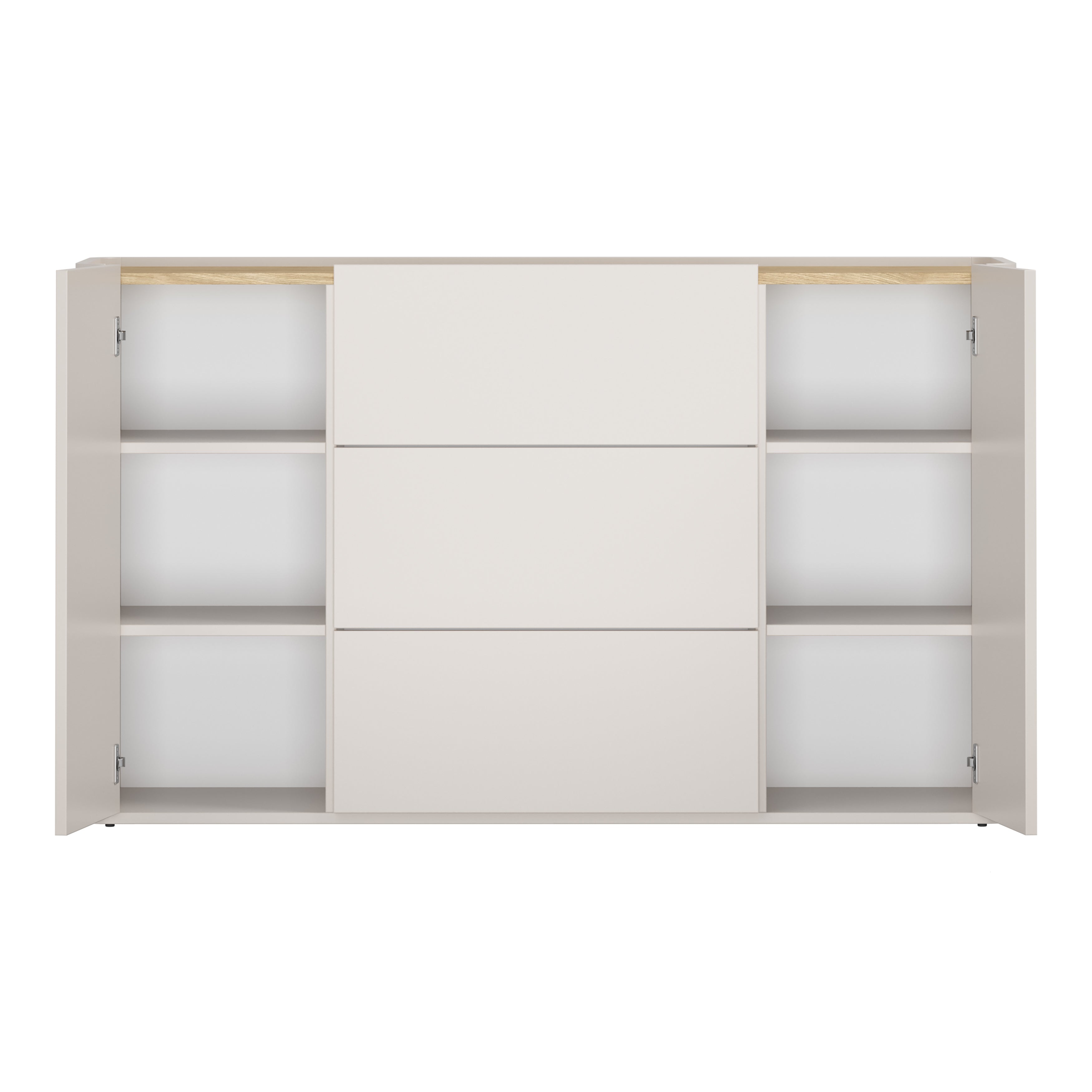 Komoda Elivo 150cm, Materijal: MDF,Melaminska ploča
