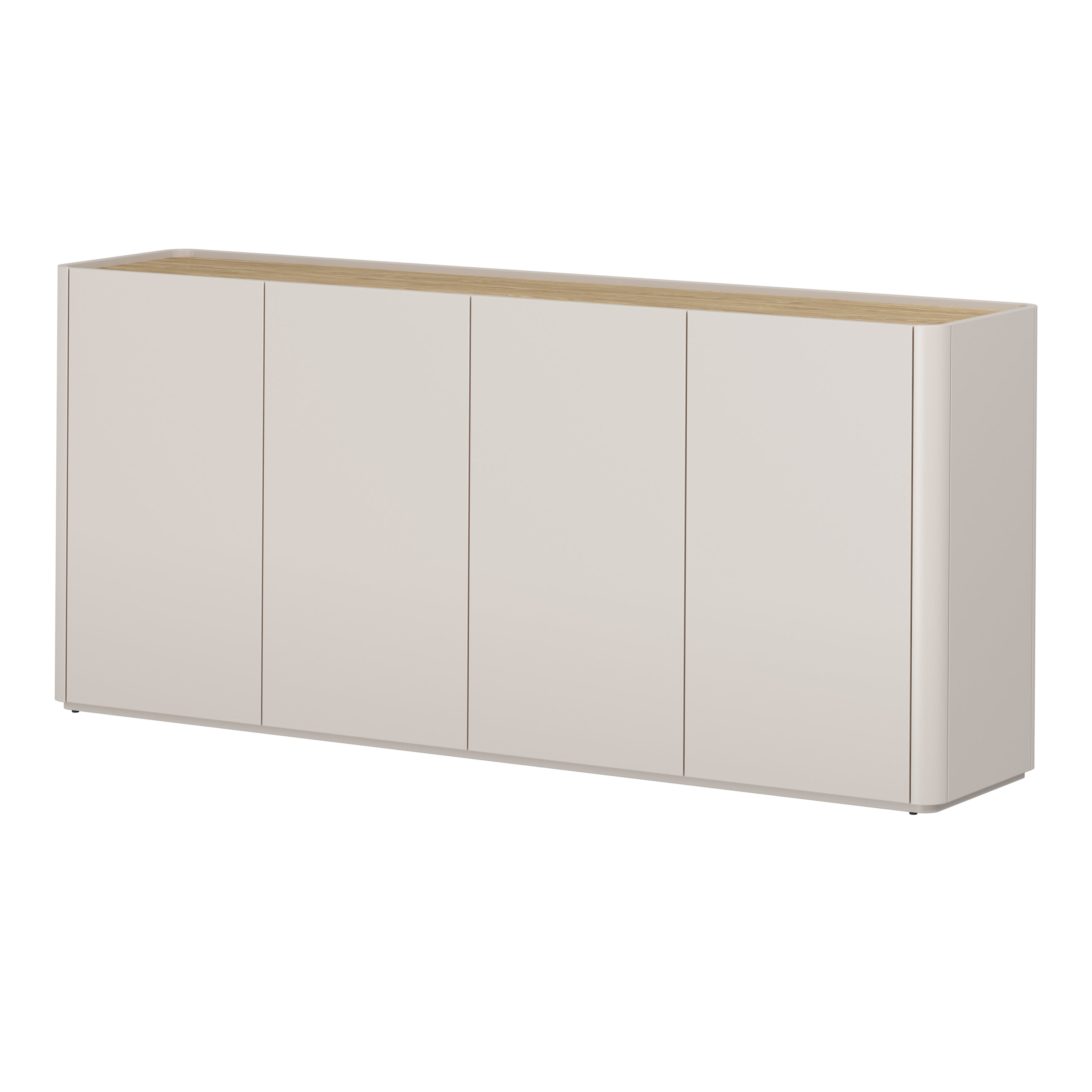 Komoda Elivo 200cm, Materijal: MDF,Melaminska ploča