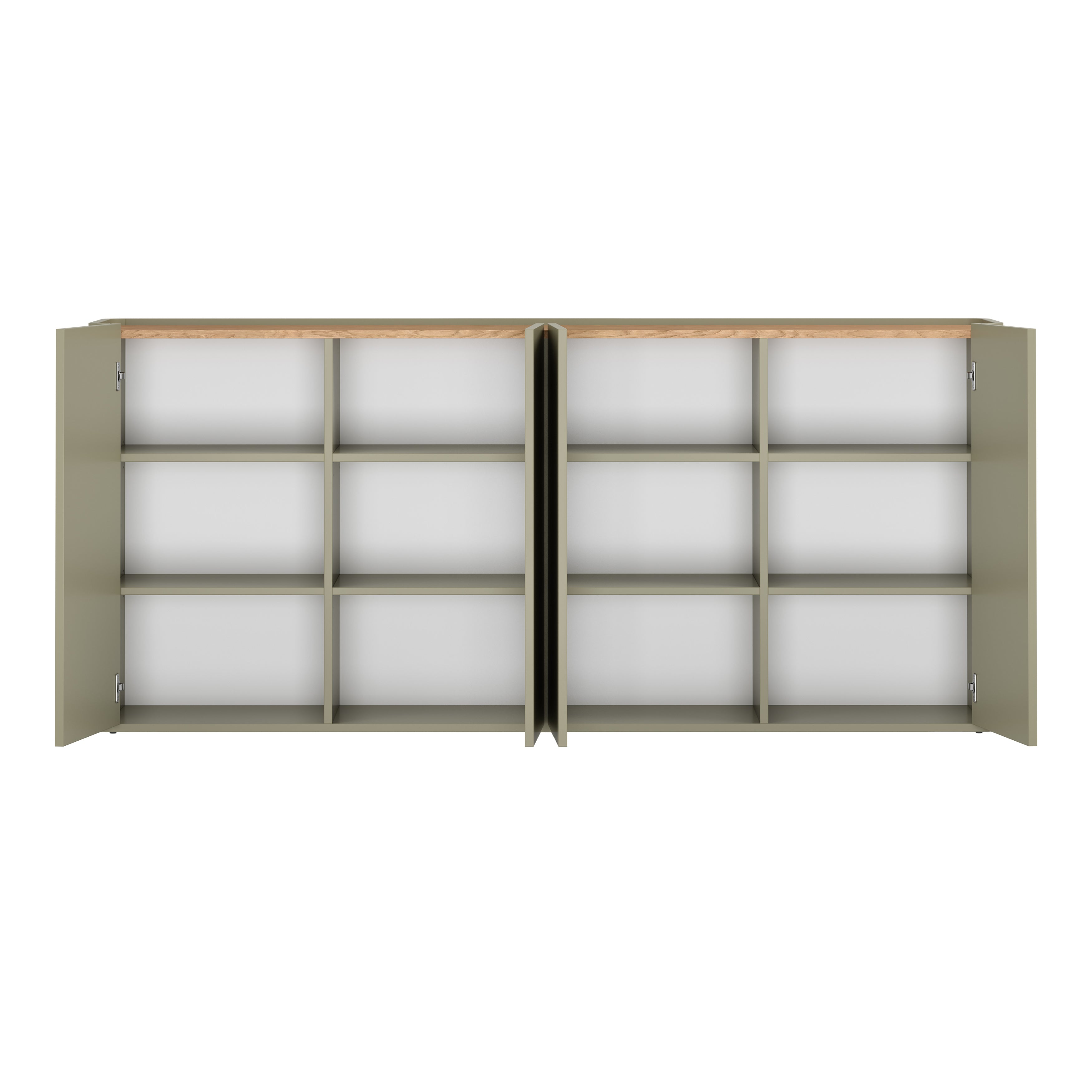 Komoda Elivo 200cm, Materijal: MDF,Melaminska ploča