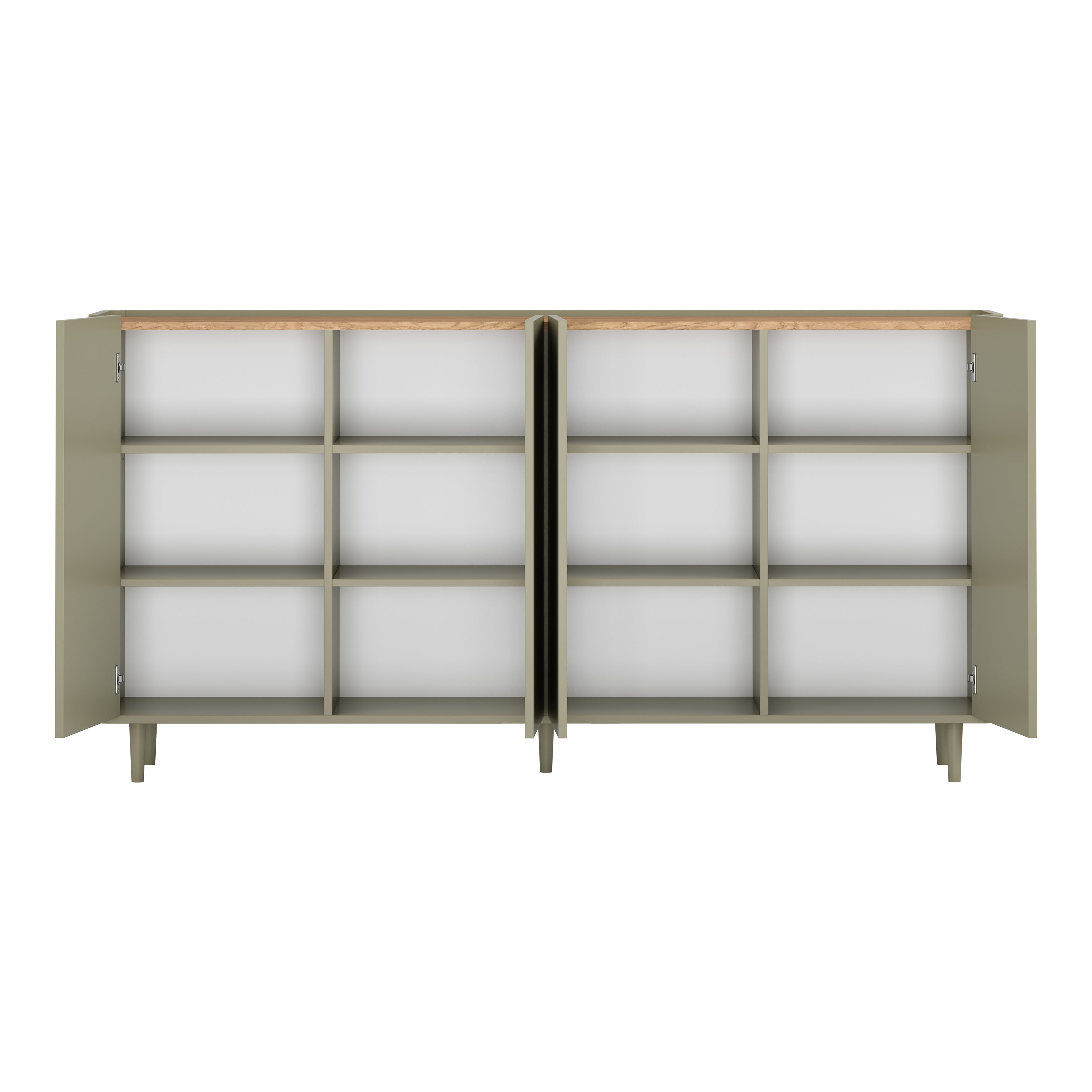 Komoda Elivo 200cm, Materijal: MDF,Melaminska ploča