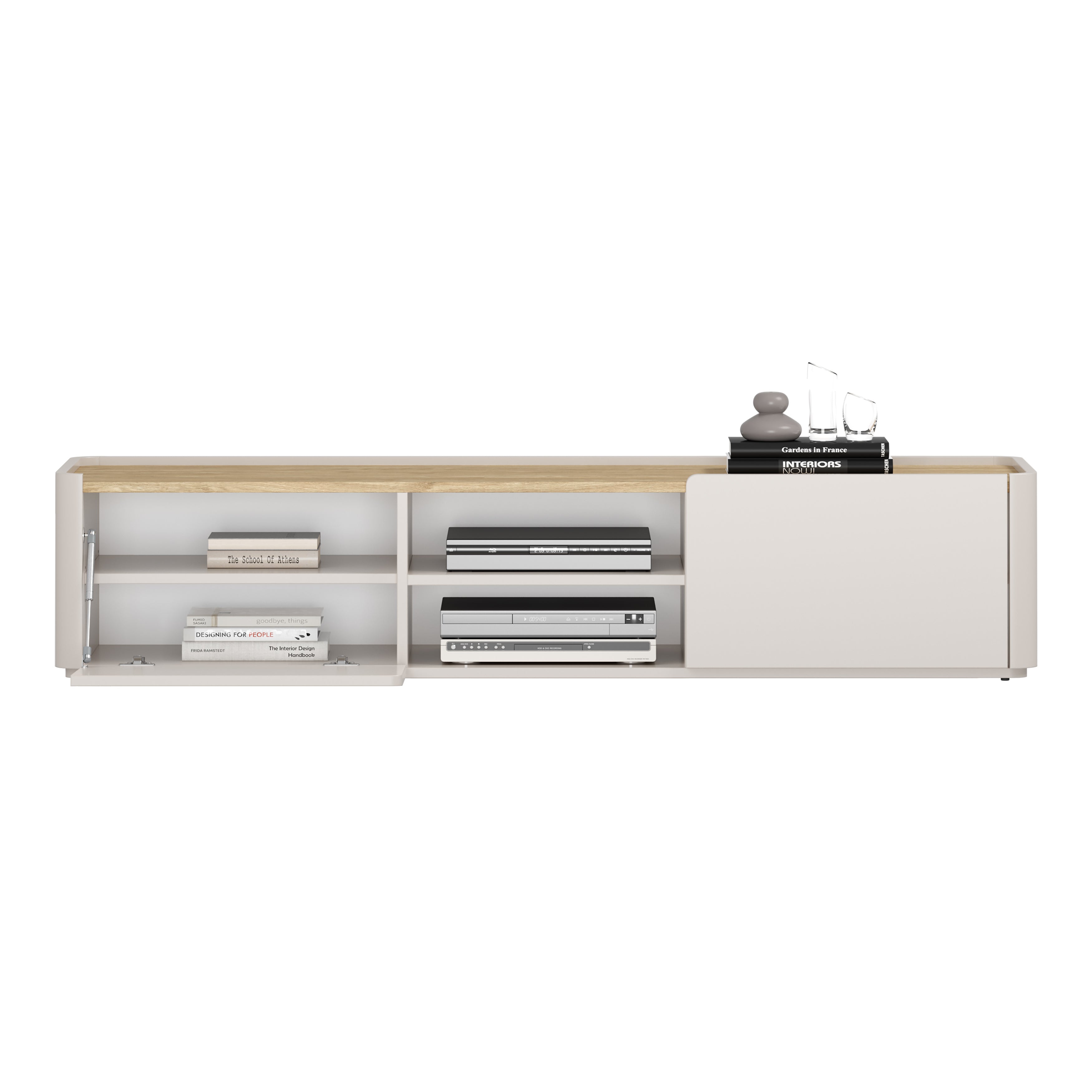 TV Komoda Elivo 170cm, Materijal: MDF,Melaminska ploča