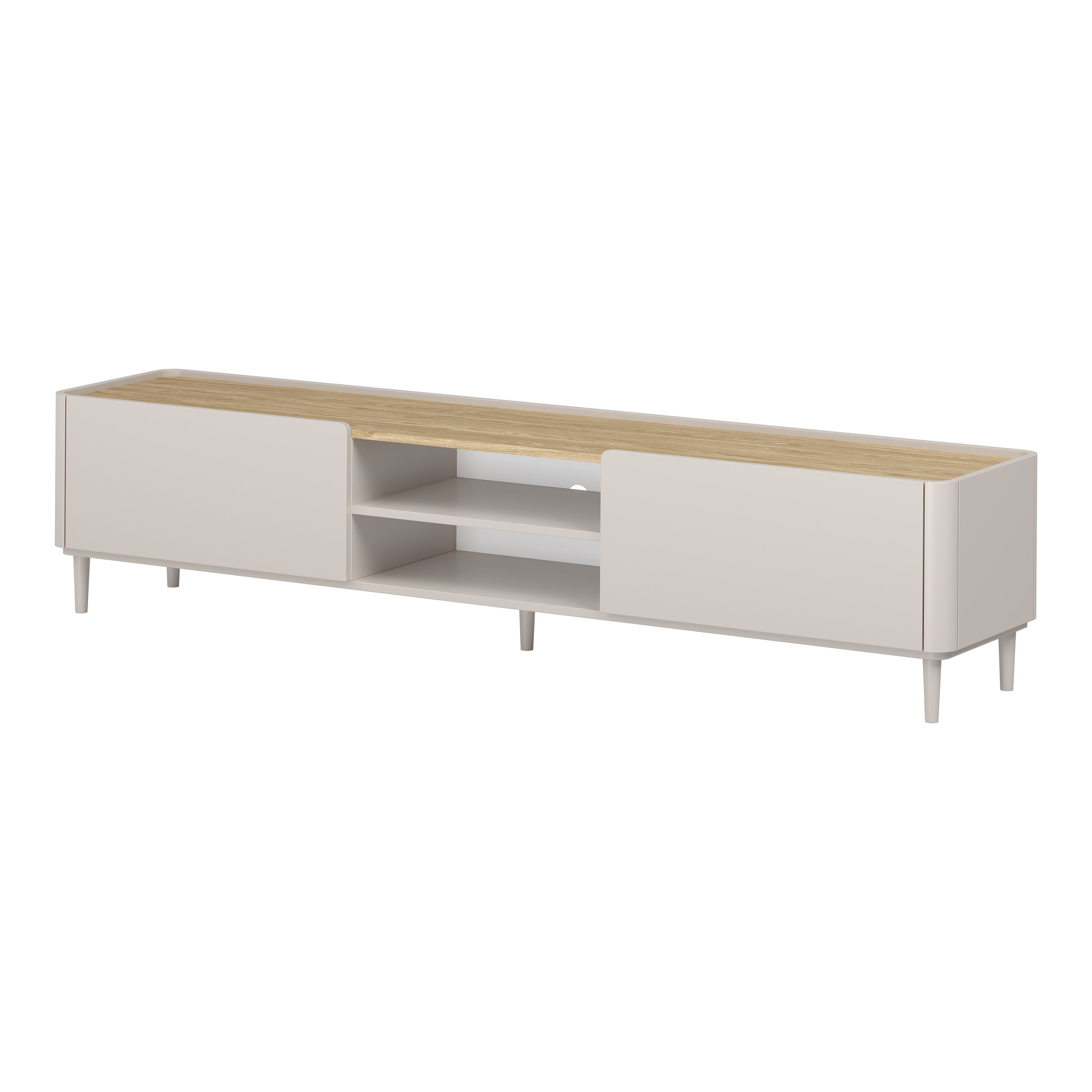 TV Komoda Elivo 220cm, Materijal: MDF,Melaminska ploča