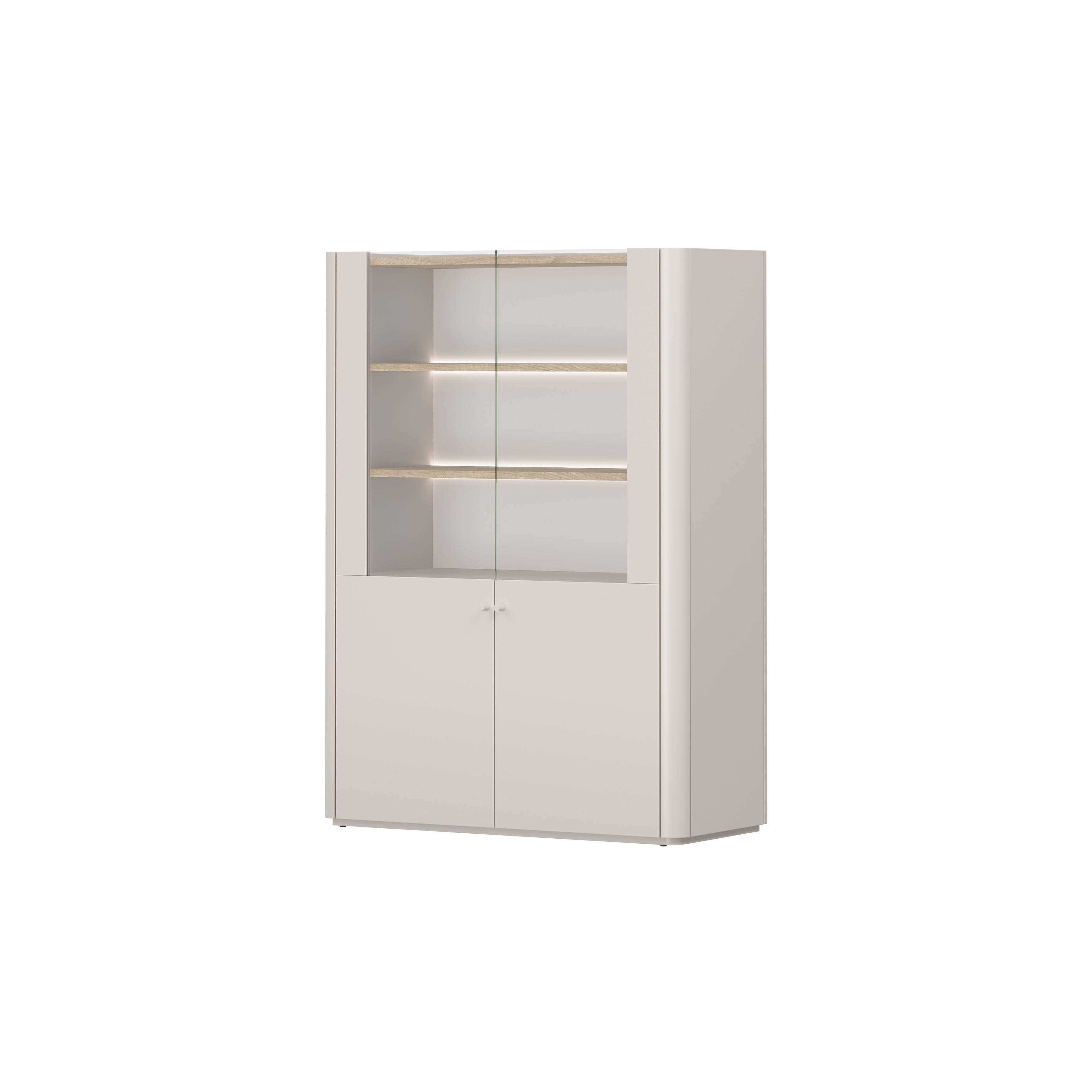 Vitrina Elivo 100cm, Materijal: MDF,Melaminska ploča