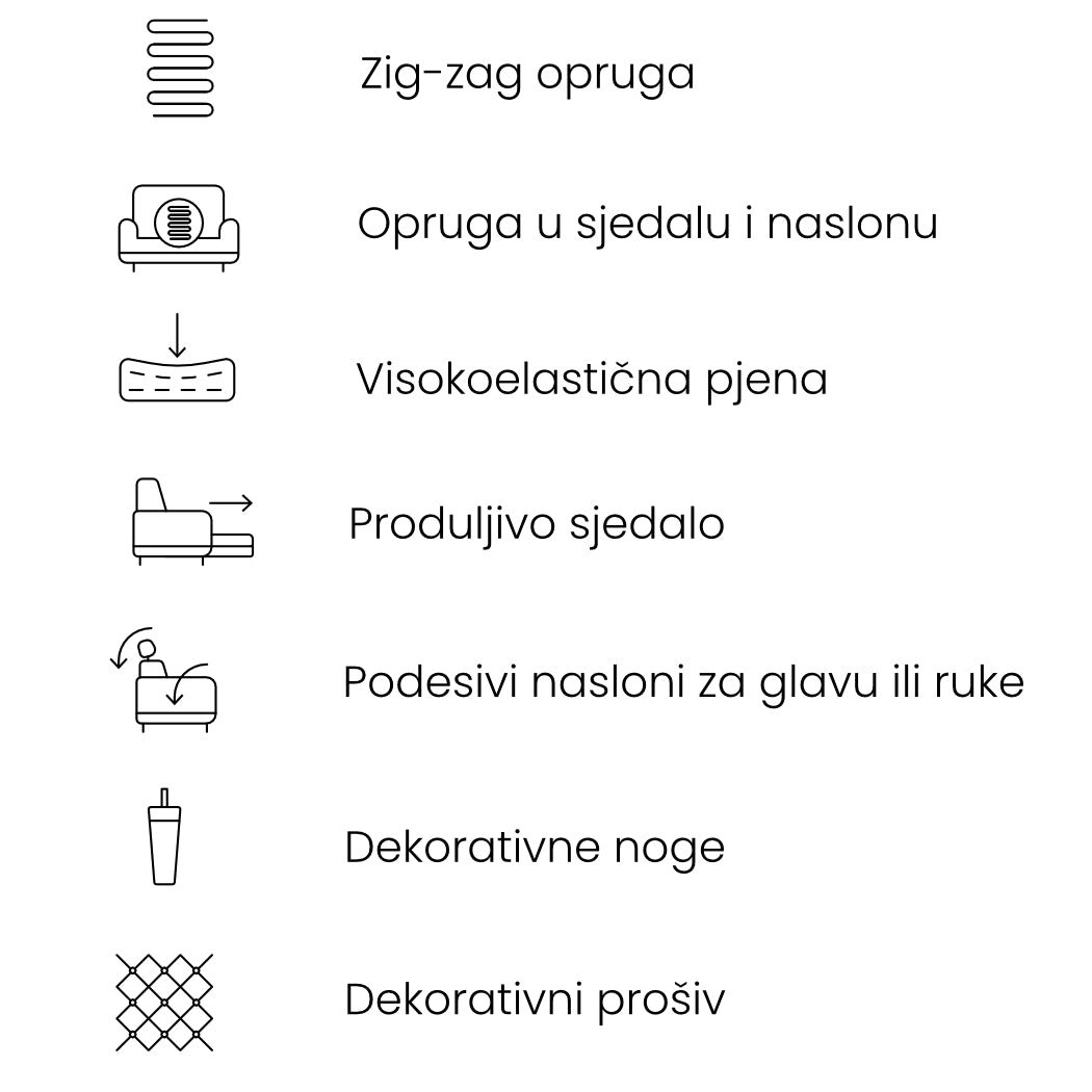 Kutna Garnitura Genova III 375x208cm, Materijal: Mogućnost izbora