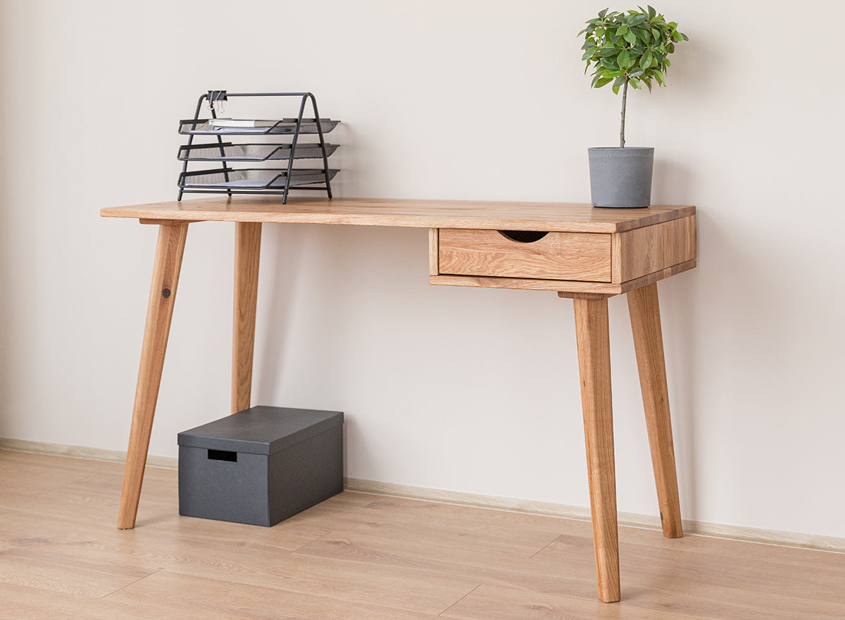 Uredski stol Simona 120x55 cm, Materijal: Masivno drvo Hrast