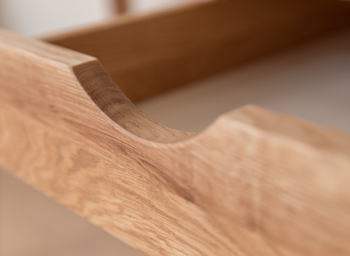 Uredski stol Simona 120x55 cm, Materijal: Masivno drvo Hrast